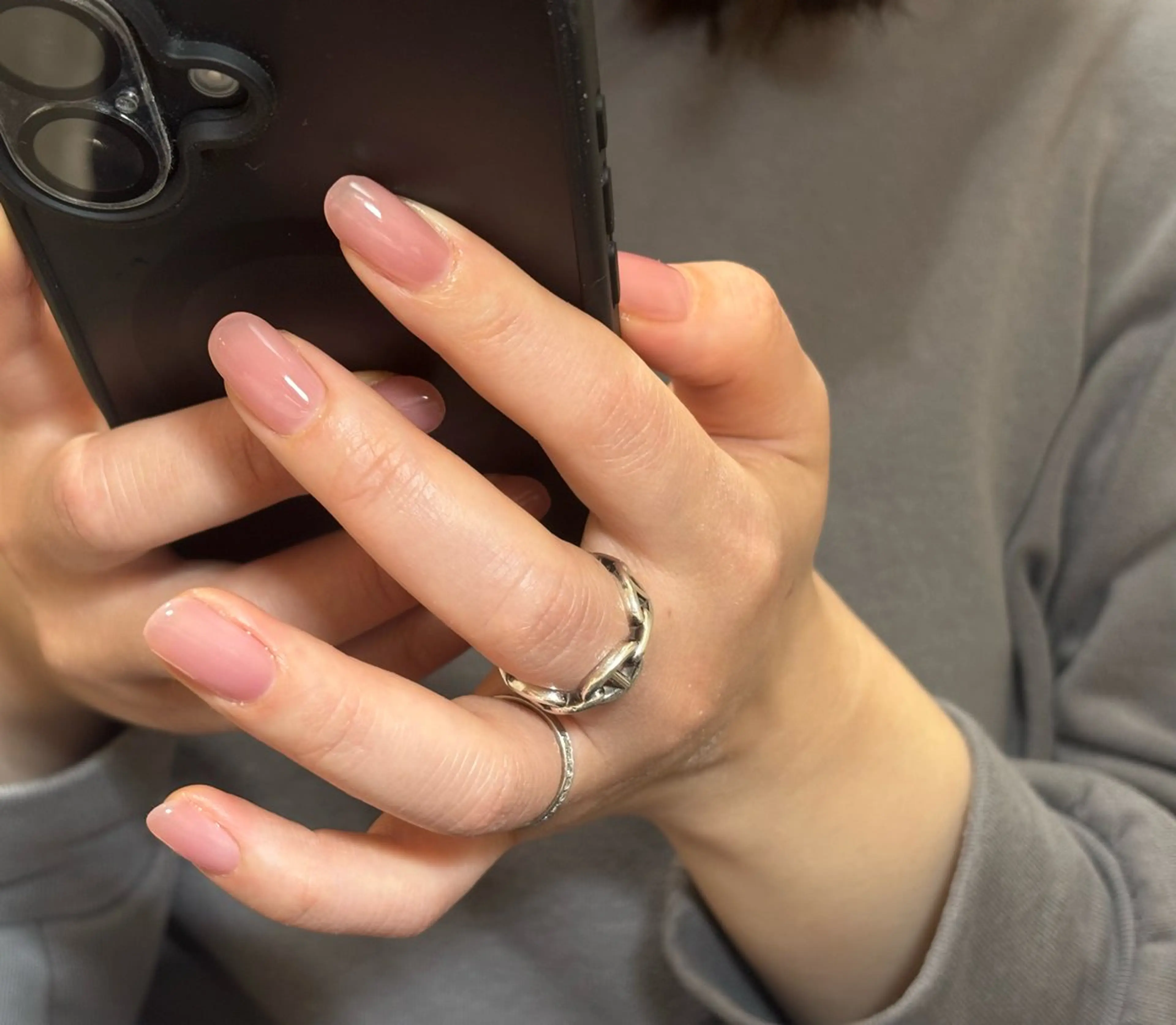 ネイル ピンク ハンドネイル Elio所属・Elio 国泰寺のネイルデザイン