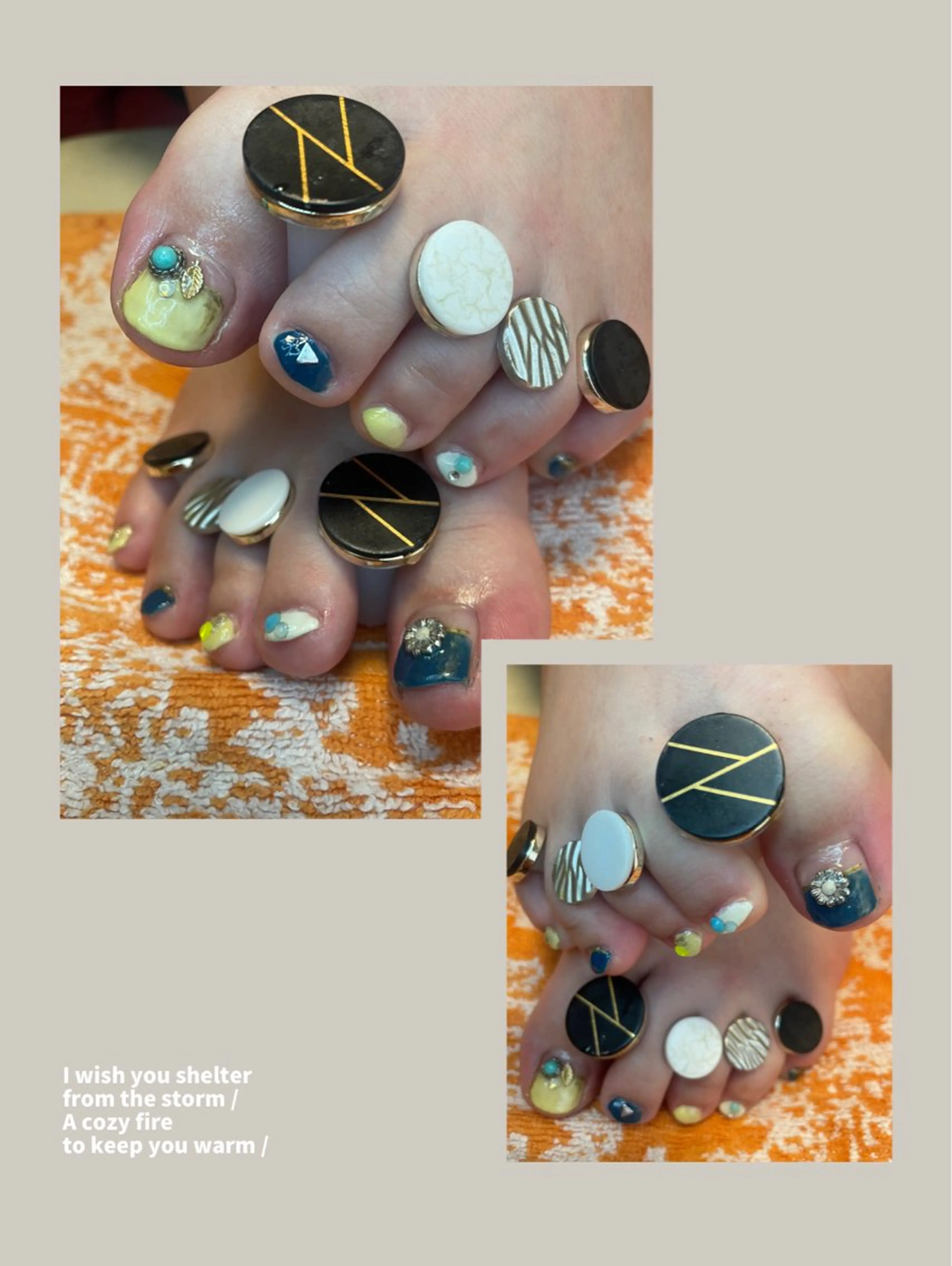 ネイル フットネイル フレンチネイル NAIL★M 真紀のネイルデザイン