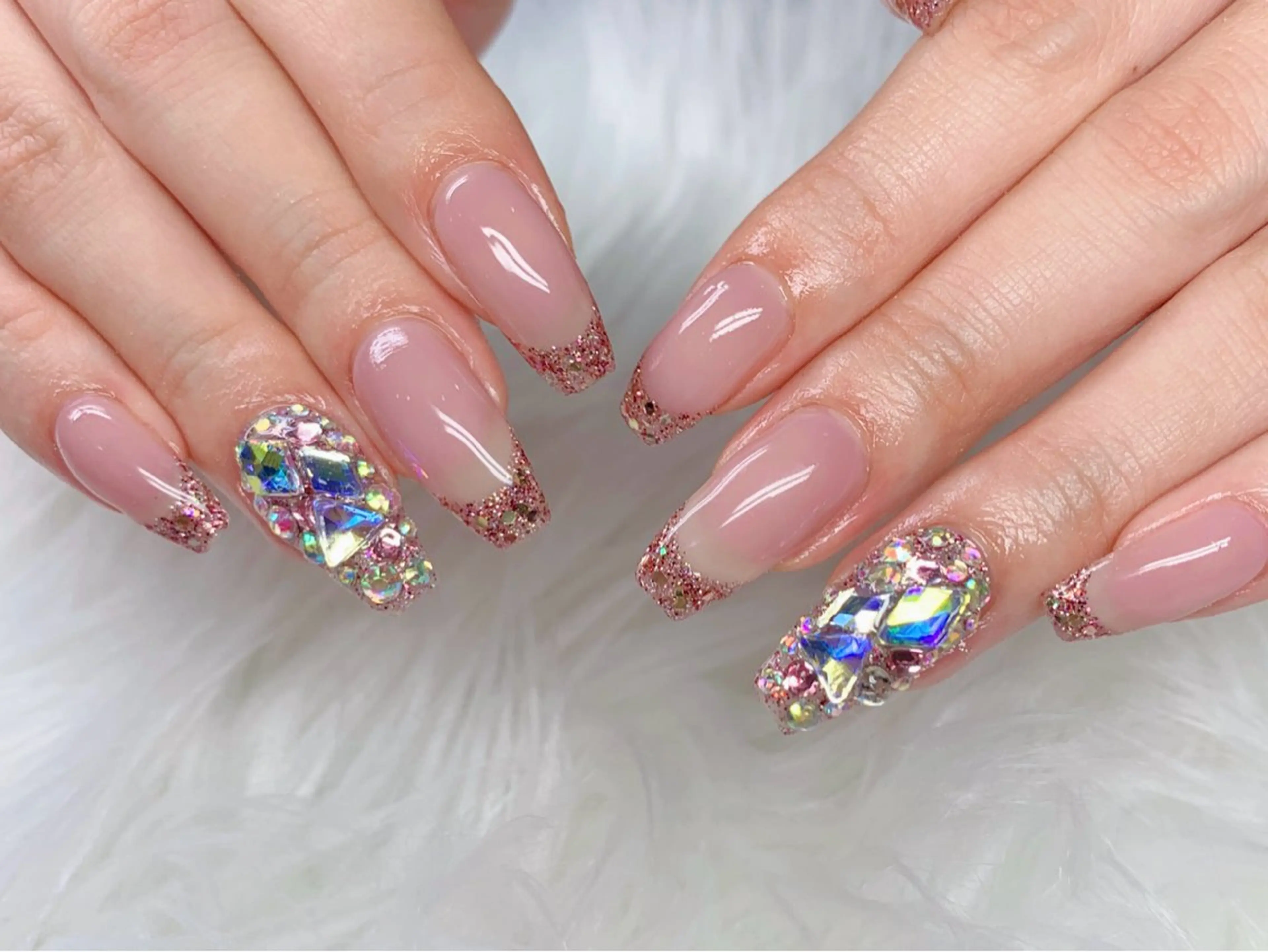 ネイル 韓国ネイル ロングネイル 春ネイル ワンホンネイル 冬ネイル H'ami nail salon所属・ハミネイルサロン ハナのネイルデザイン