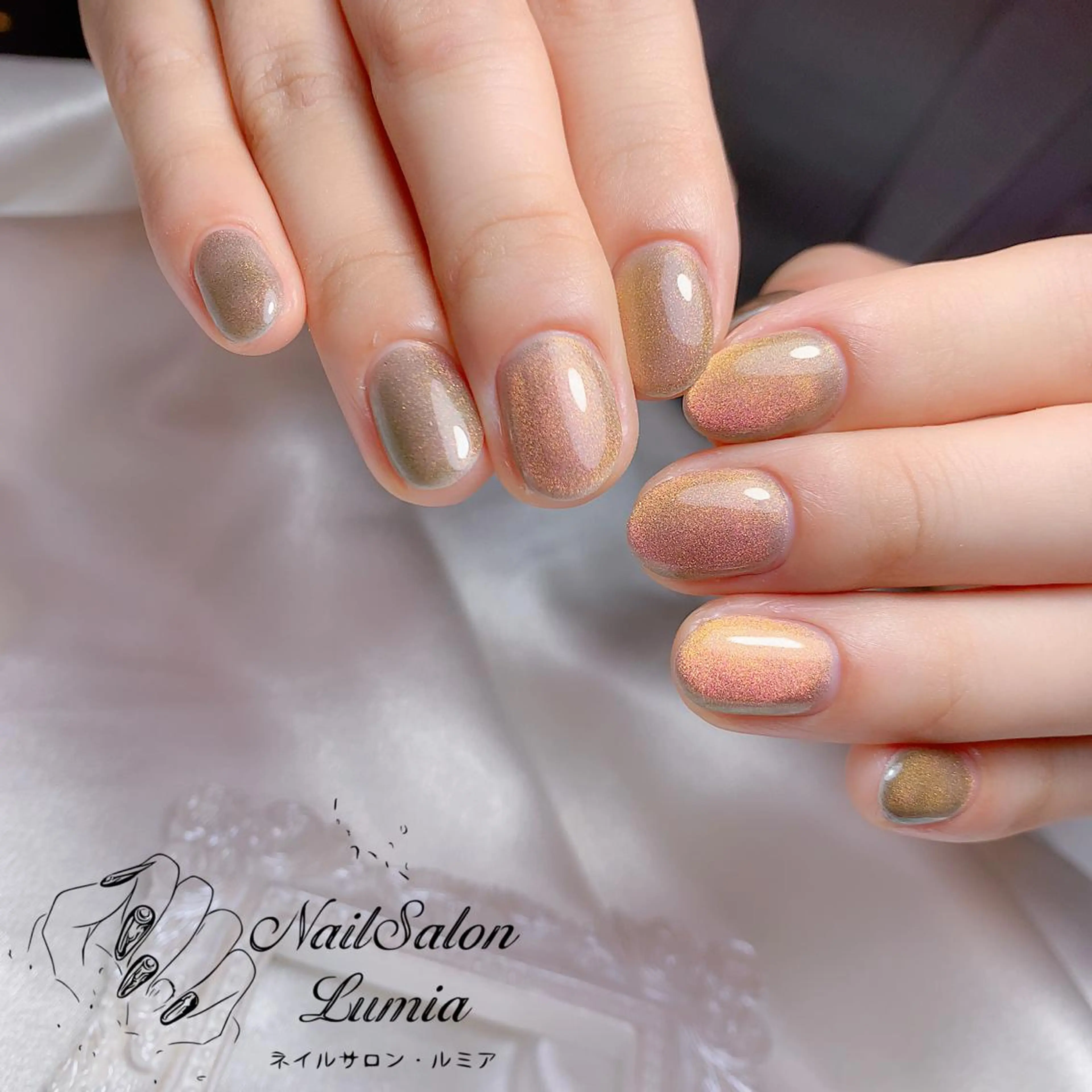 ネイル ハンドネイル ネイルサロン ルミア Lumia 店長のネイルデザイン