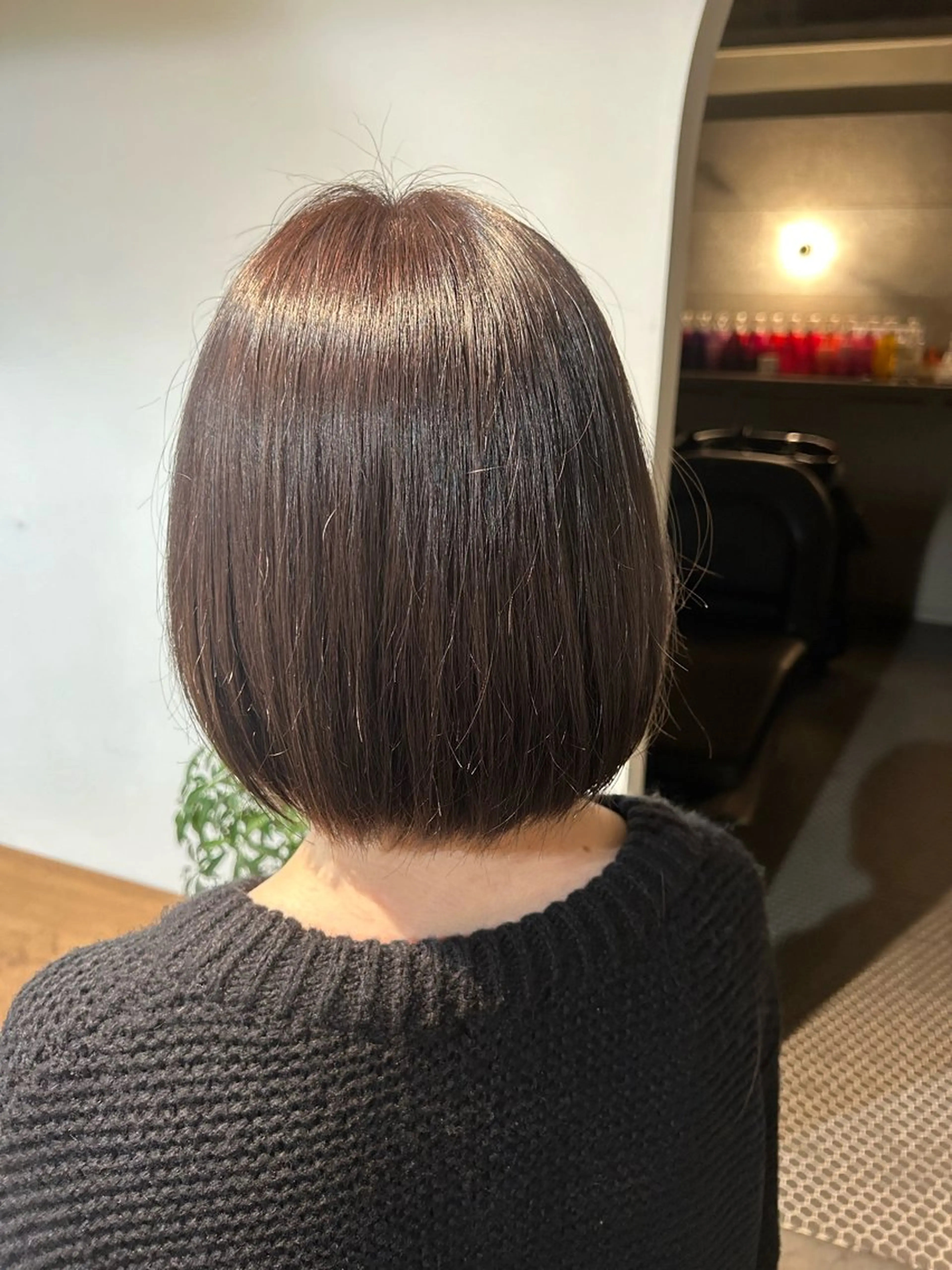 ショート アッシュ カット ヘアカラー トリートメント 永嶋 芽衣のヘアスタイル