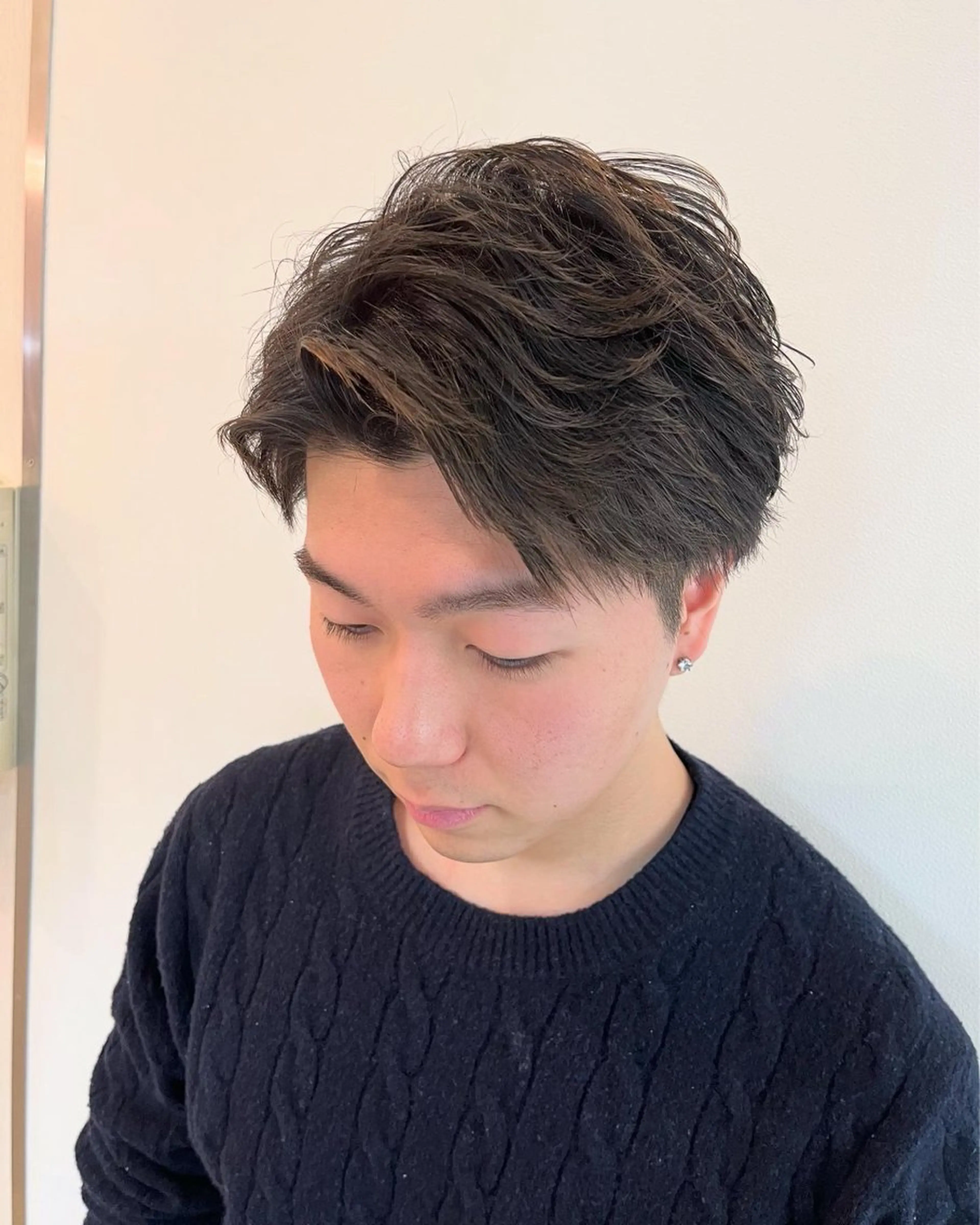 パーマ メンズ SUGAR beautyshop所属・0円メンズモデル募集 🎄*佐藤 理呼🦌のヘアスタイル