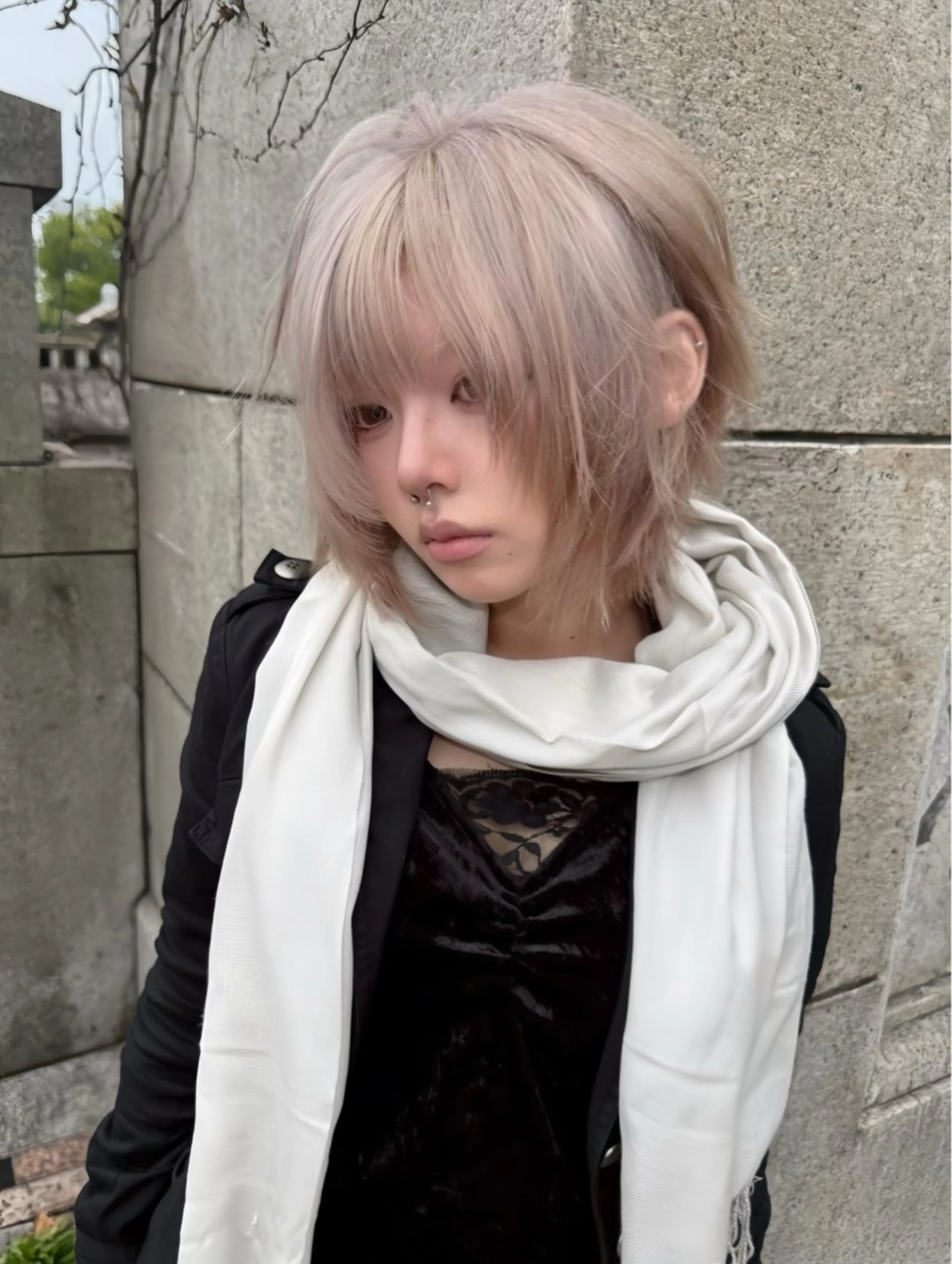 ショート カラー カット ヘアカラー トリートメント ヘッドスパ ヘアセット HARUNA/原宿/ デザイン/カットのヘアスタイル