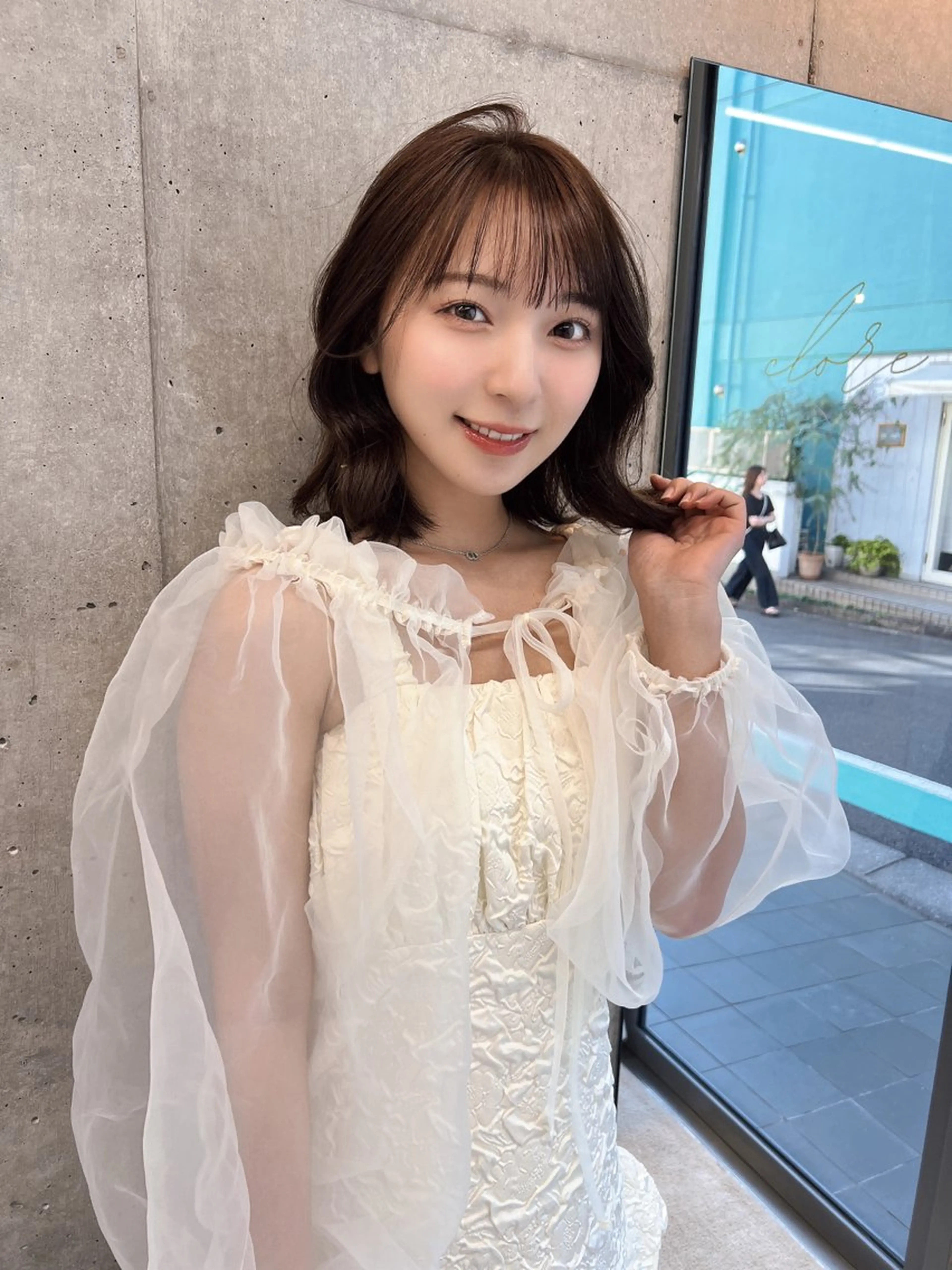 ミディアム カラー Clore所属・うる艶ヘア♡韓国好き 透明感　shotaのヘアスタイル