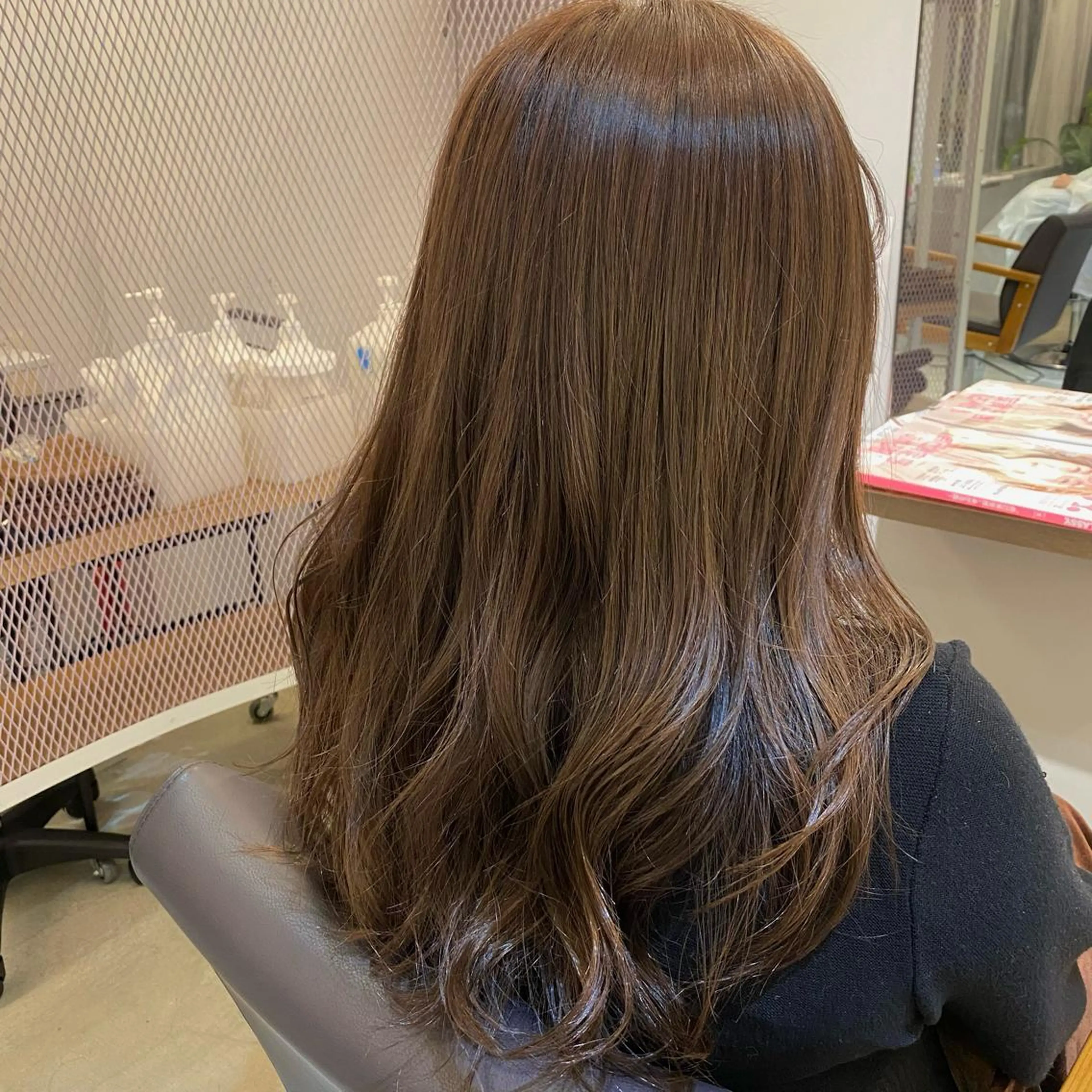 ロング 顔周りデザイン/ ママ美容師/濱ほのかのヘアスタイル