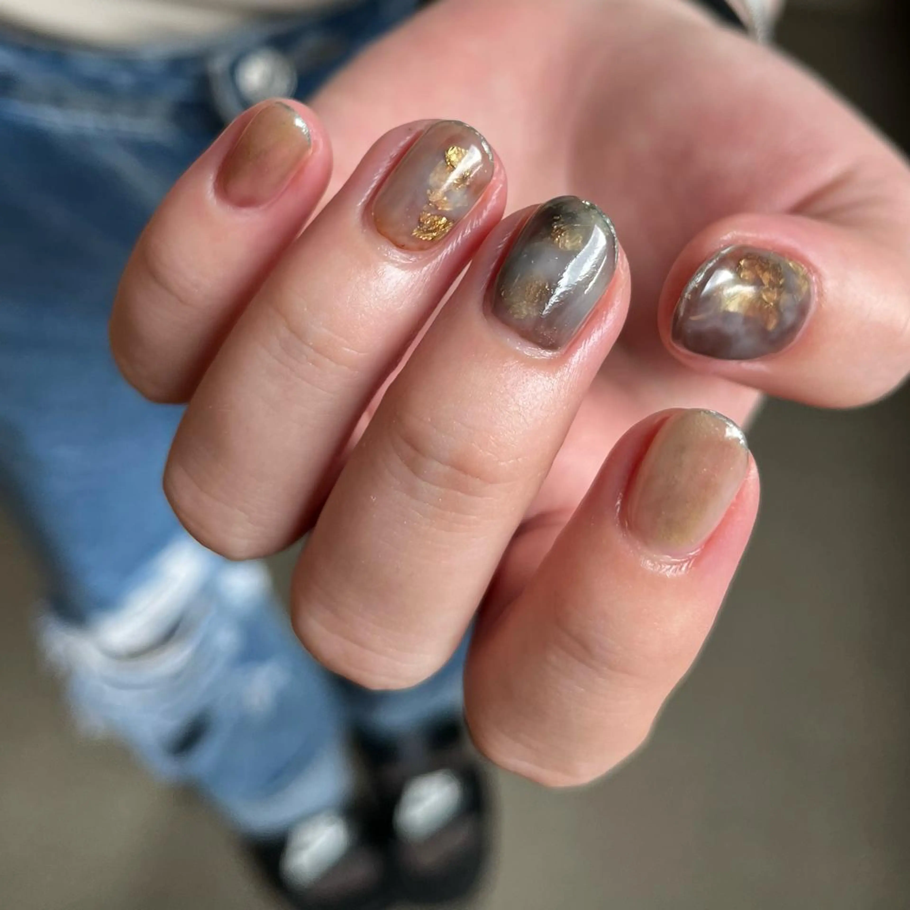ネイル 持ち込み ハンドネイル nail salon O (en)所属・vegh. nail/阿波座のネイルデザイン