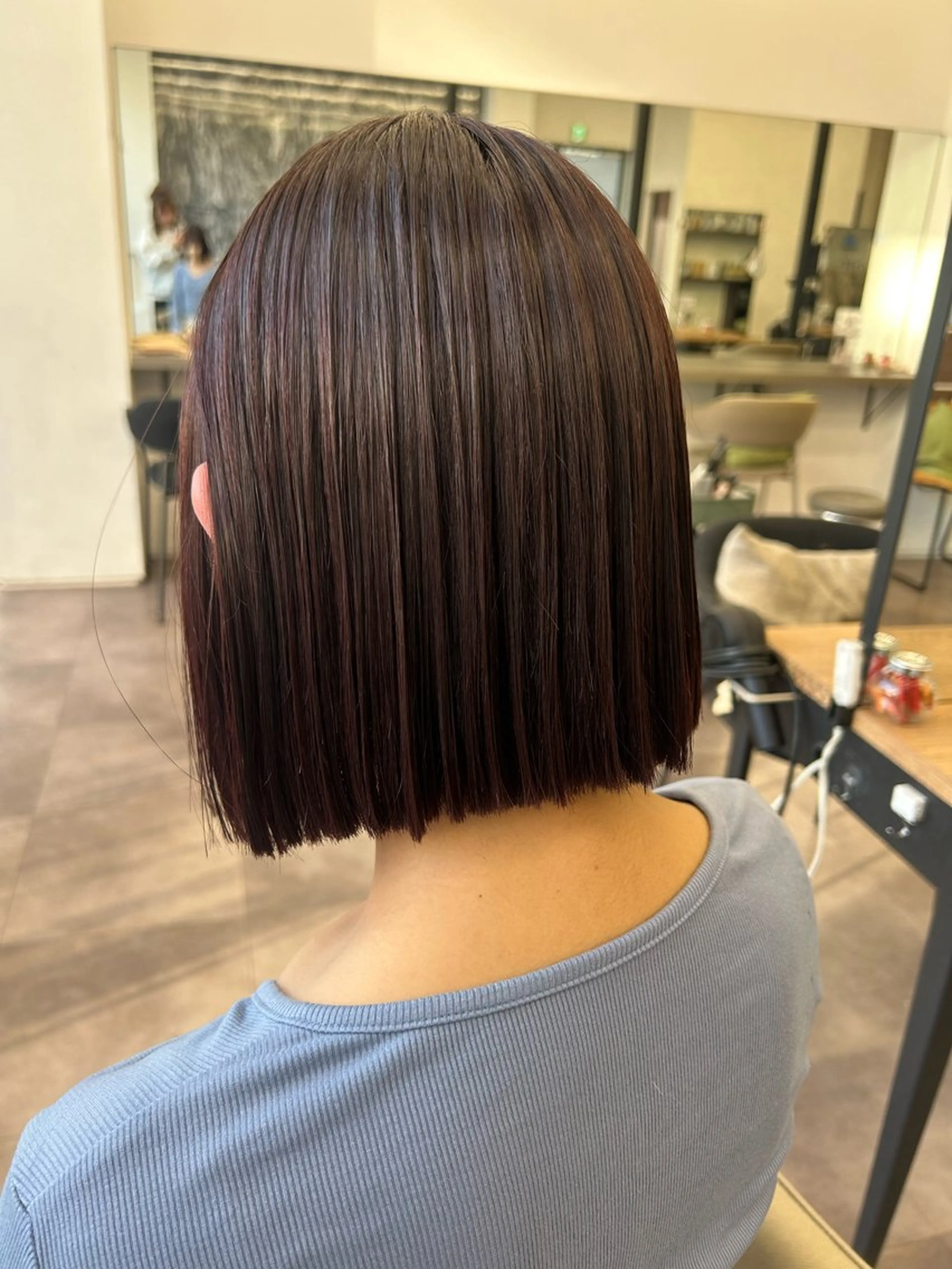 ショート ヘアカラー VIEW Tokyo所属・🎀ミディアムボブ/ 縮毛矯正/ひかりのヘアスタイル