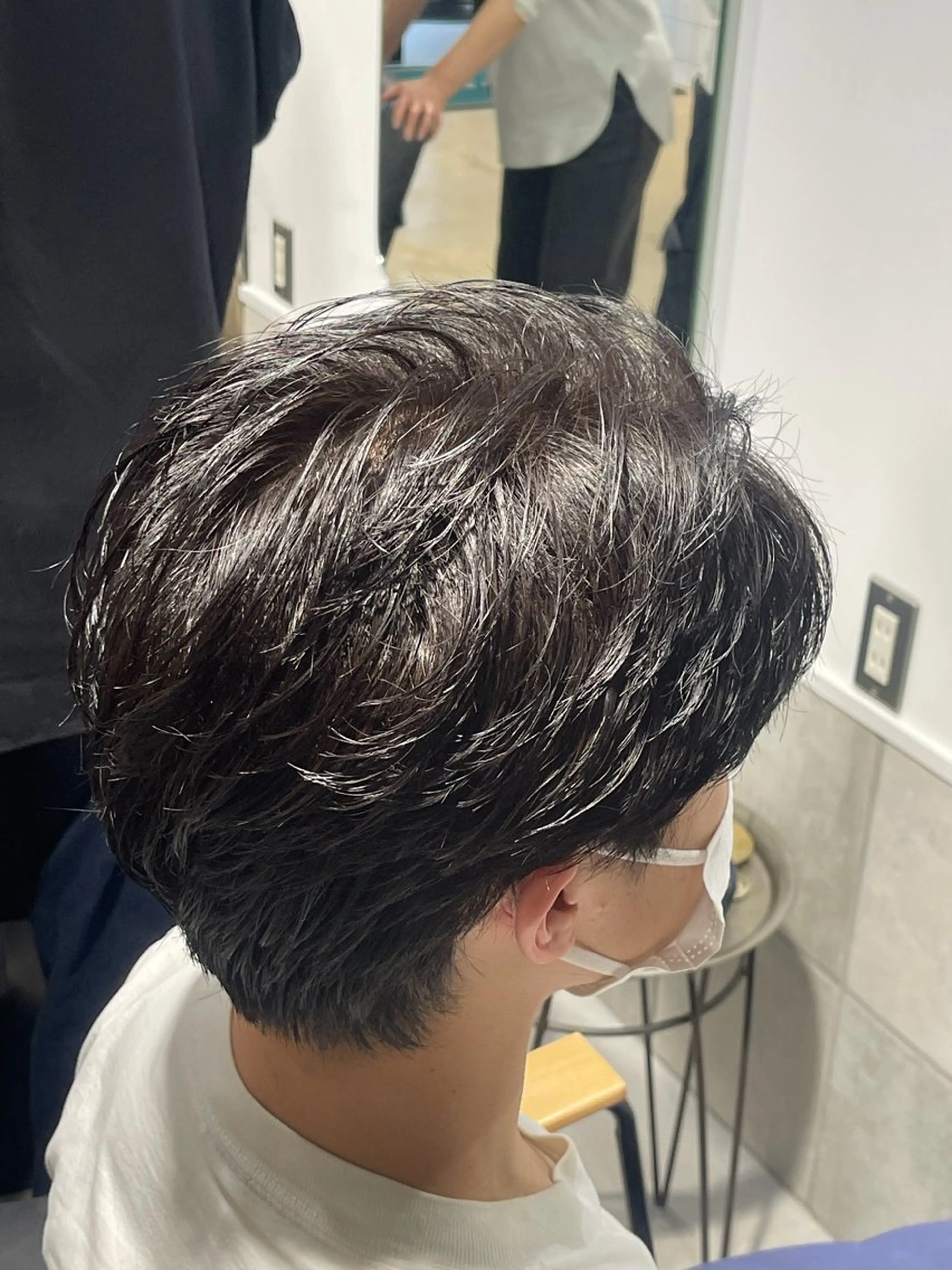 カラー メンズ ヘアカラー トリートメント あまがい はるのヘアスタイル