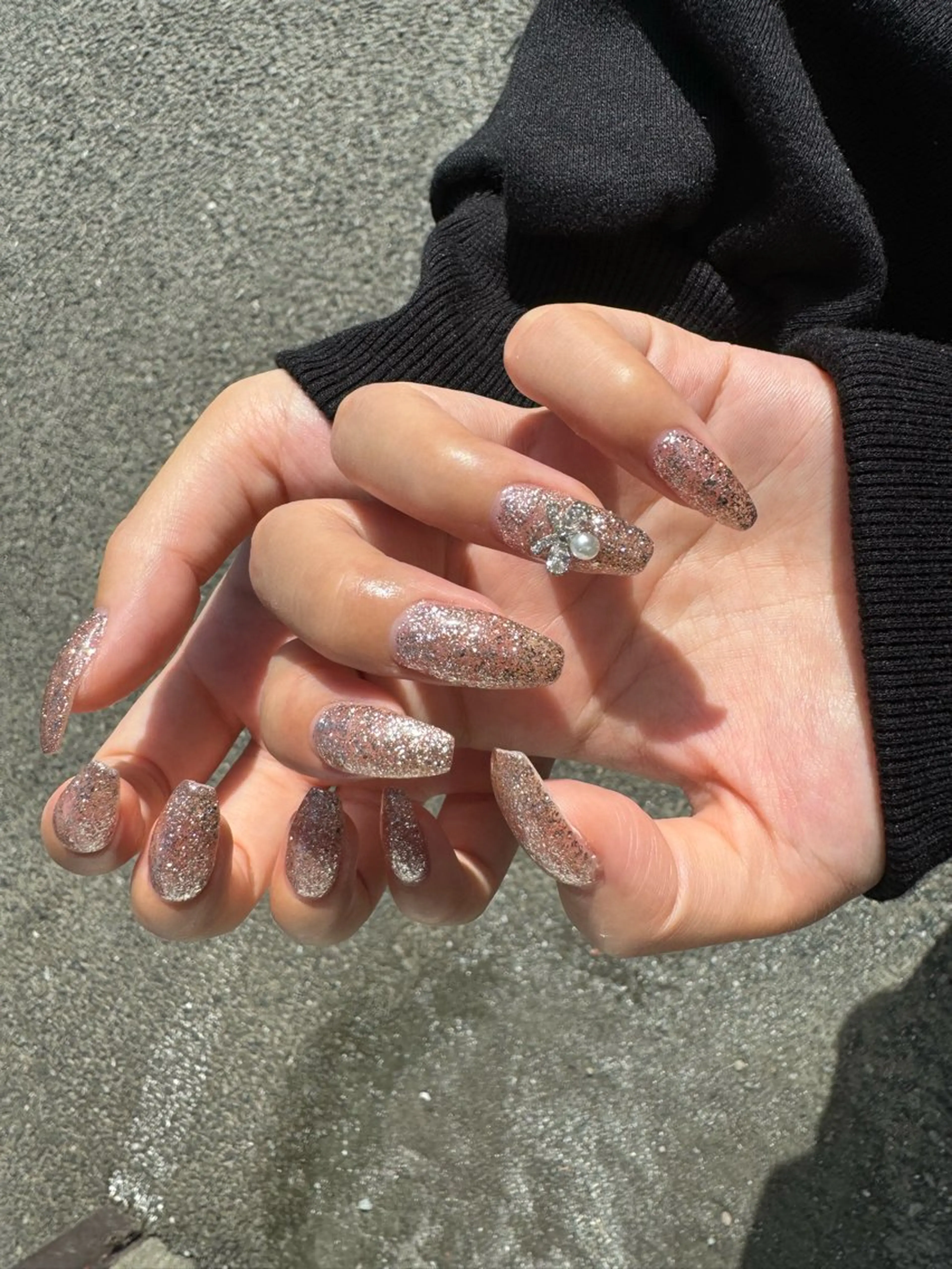 ネイル チークネイル ジェルネイル パラジェル スカルプネイル 春ネイル MOCHI NAIL 川越東口のネイルデザイン