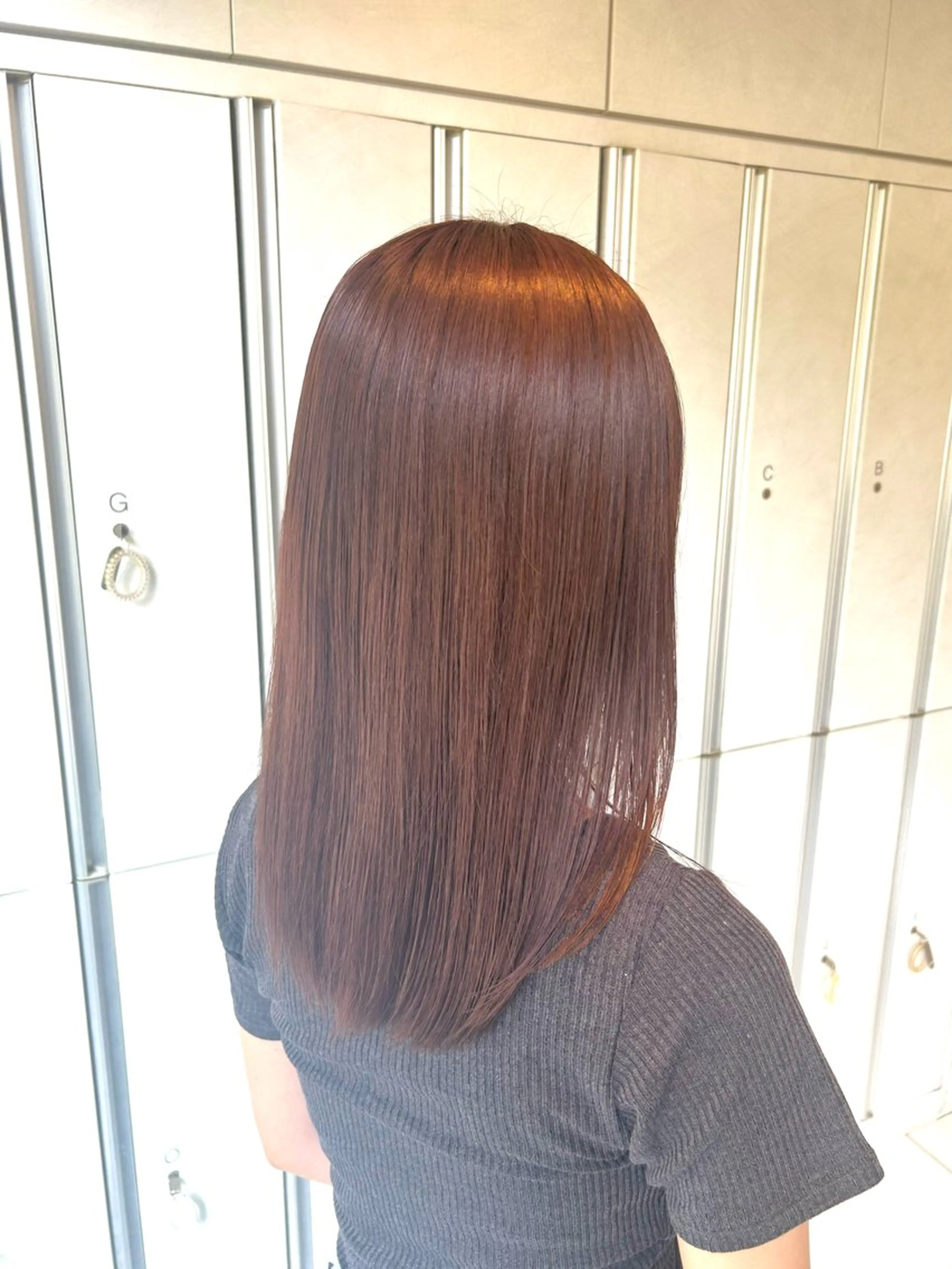 ミディアム ヘアカラー 髪質改善/艶トリート メント🫧/美嬉のヘアスタイル