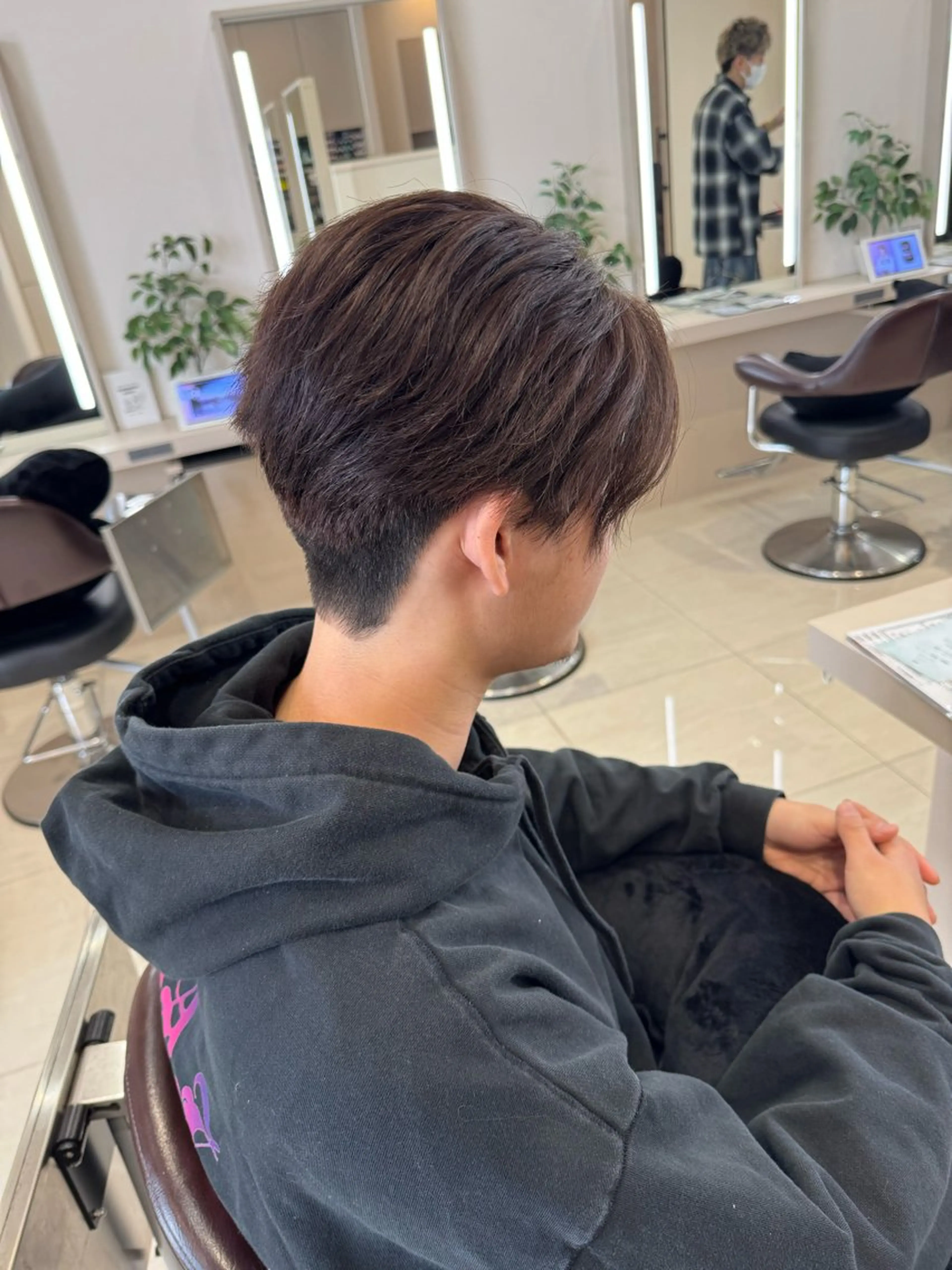 ショート メンズ カット ヘアカラー トリートメント パーマ/ハイトーン /吉田眞のヘアスタイル