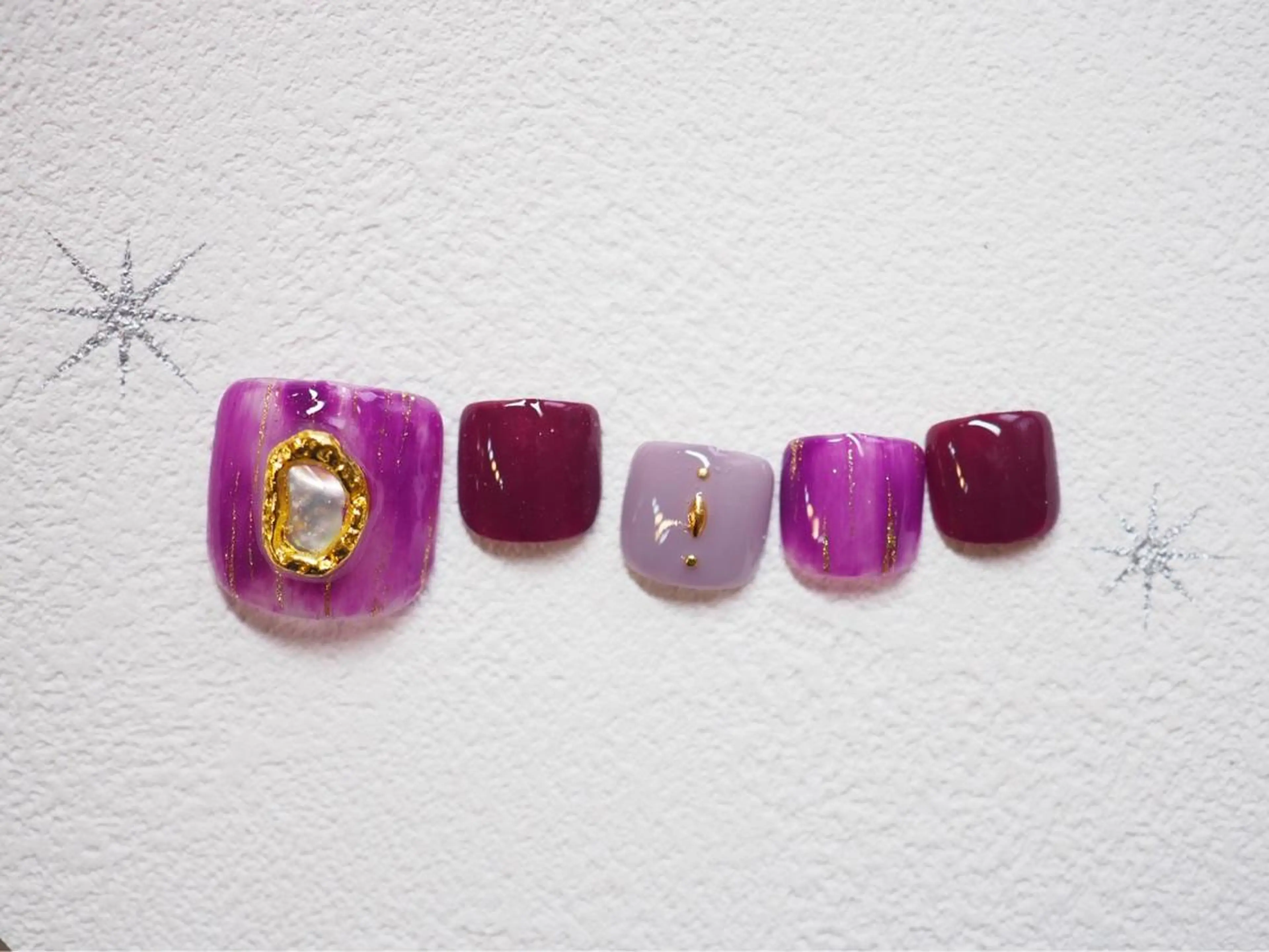 ネイル フットネイル トップネイリスト Ribbon立川店のネイルデザイン