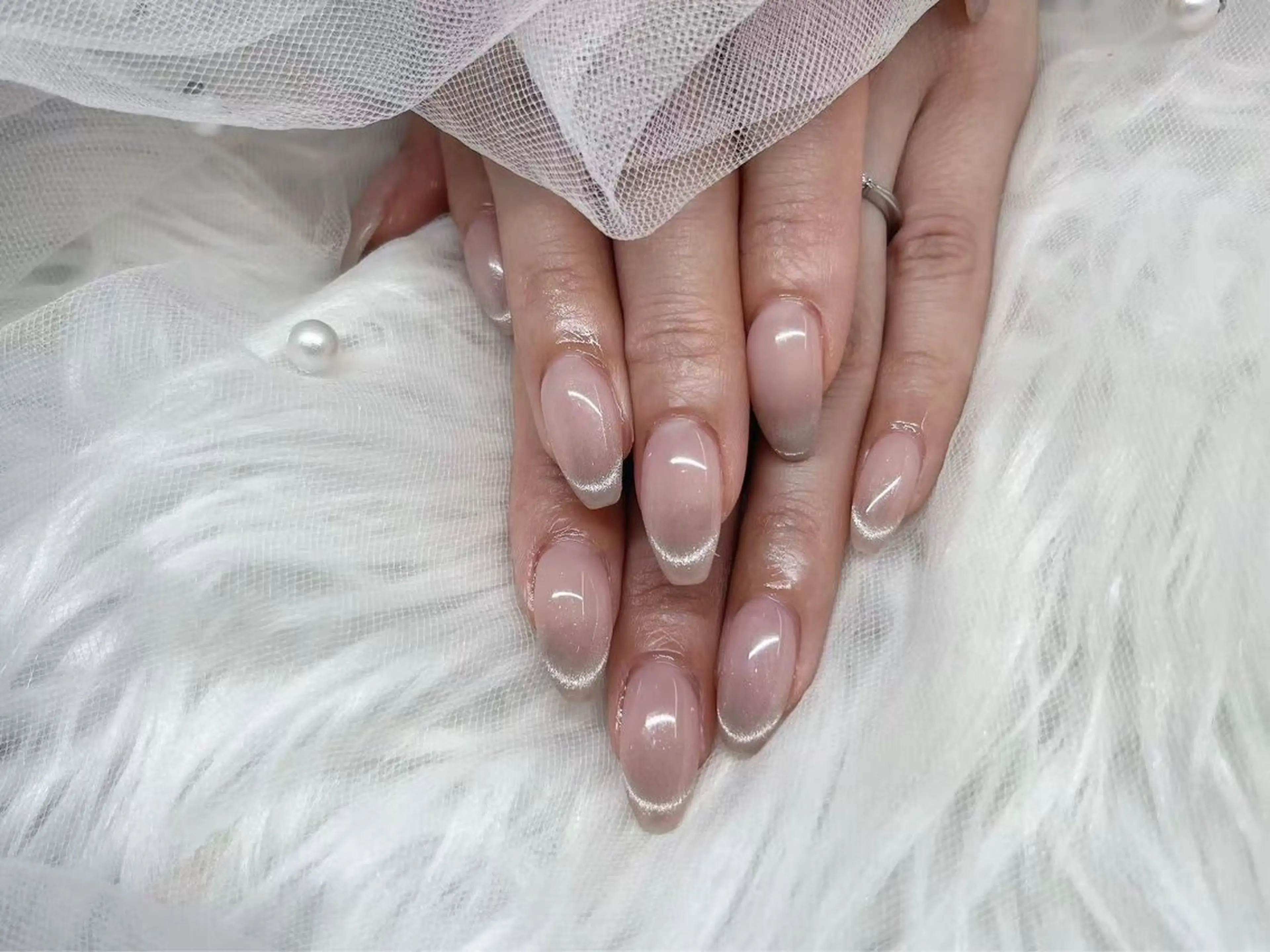 ネイル チークネイル 長さ出し フットネイル フレンチネイル ジェルネイル Niko 星星のネイルデザイン