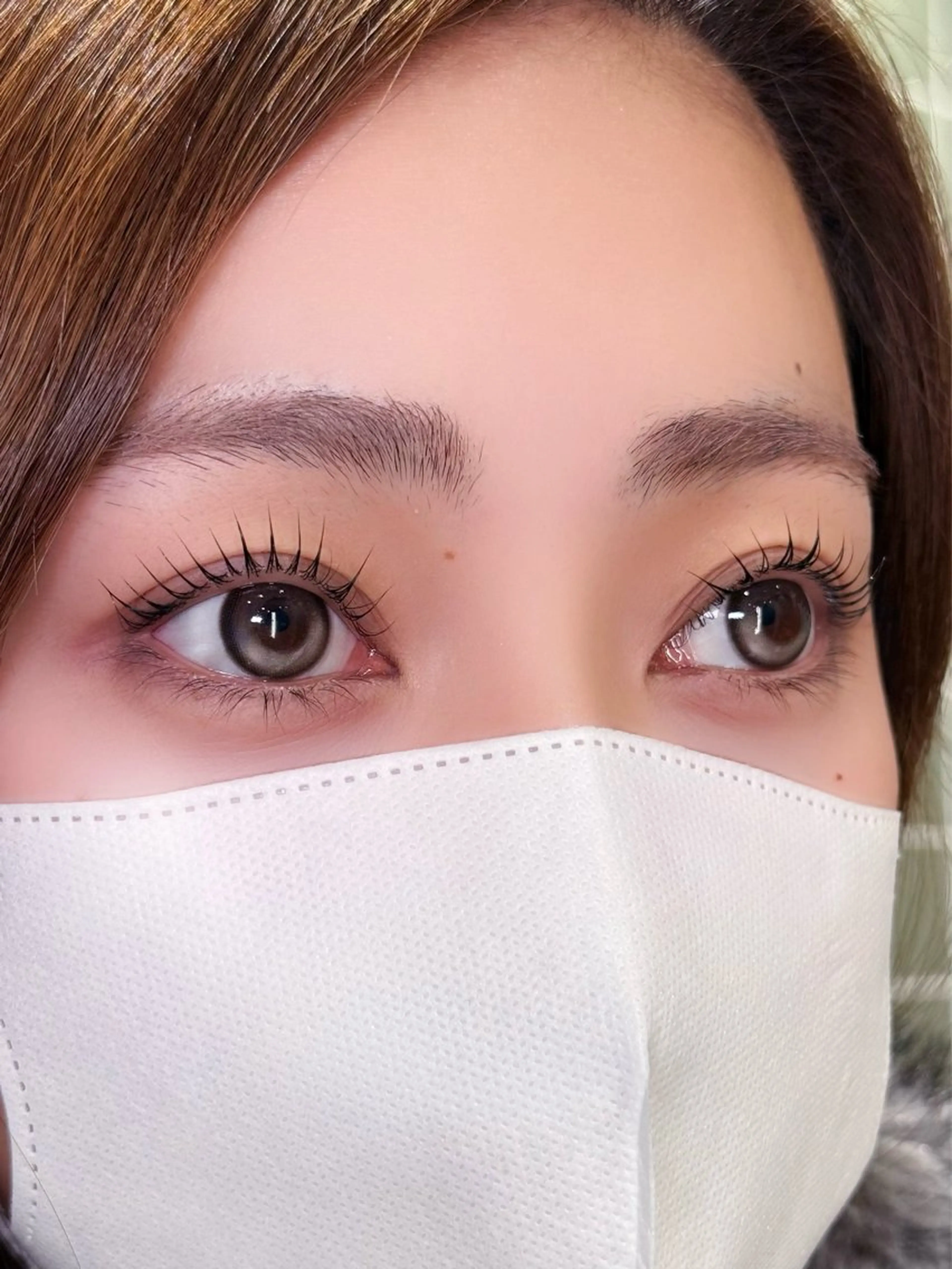 マツエク・マツパ 束感まつ毛 ナチュラル まつげパーマ 一重×まつ毛パーマ マツパ SALON VILLAGE所属・cherien 梅津のマツエク・マツパデザイン