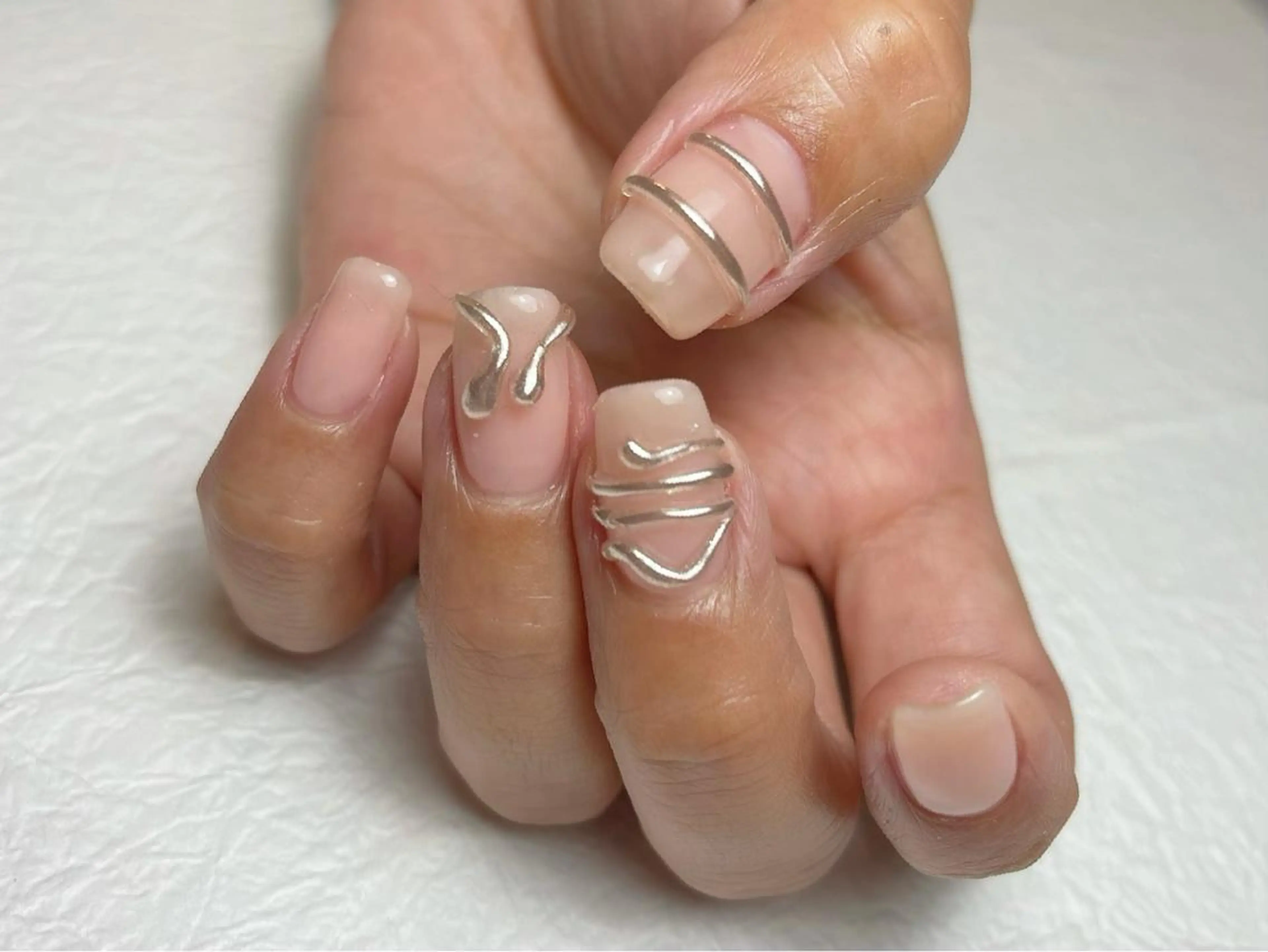 ネイル アートネイル ジェルネイル キラキラネイル ミラーネイル ニュアンスネイル Y nail なんば堀江店のネイルデザイン