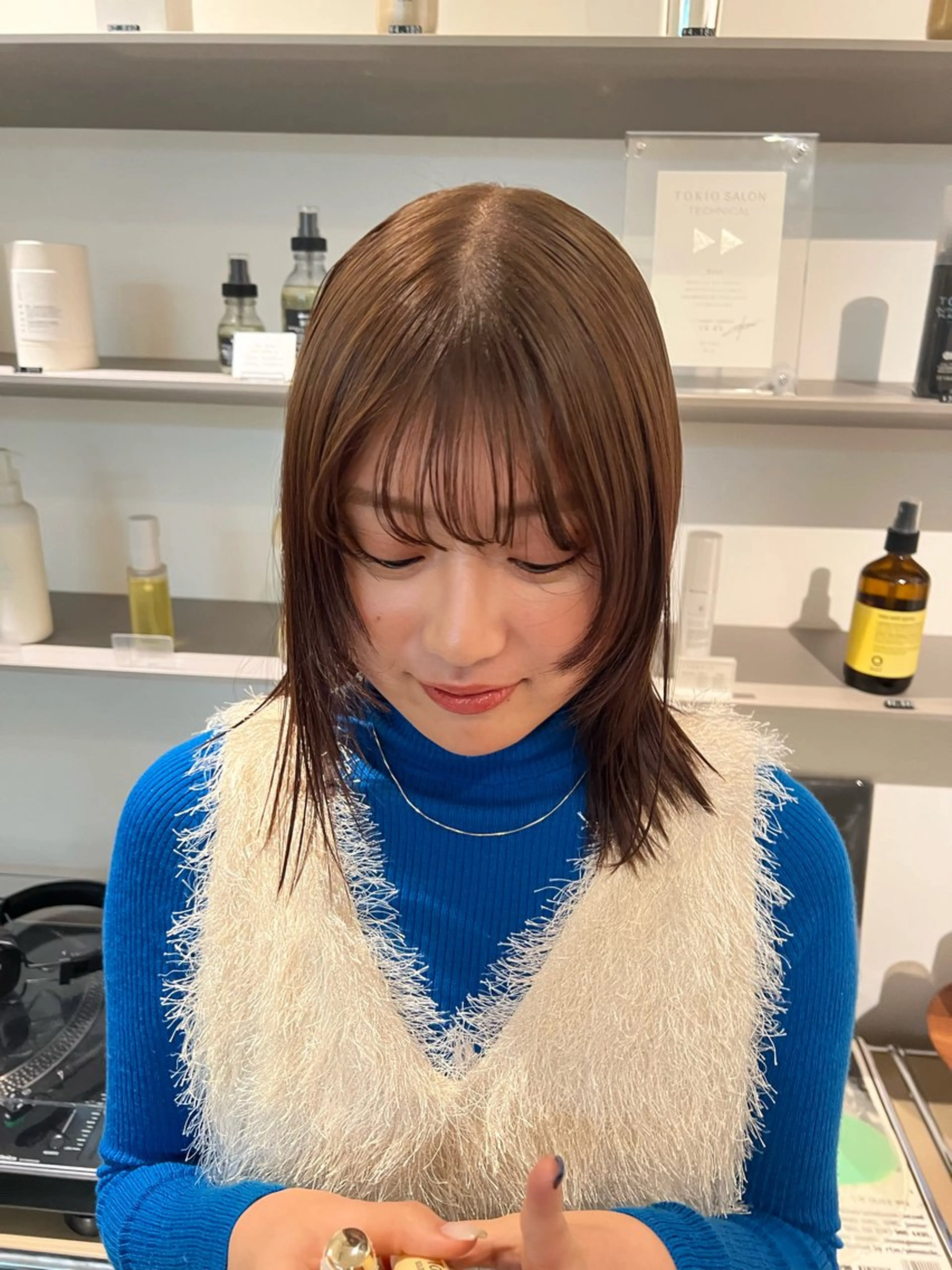 《minimo限定🩵 / 17時～》トーンアップカラー🧸🧁| 透け感あるヘアカラーしたい方への写真