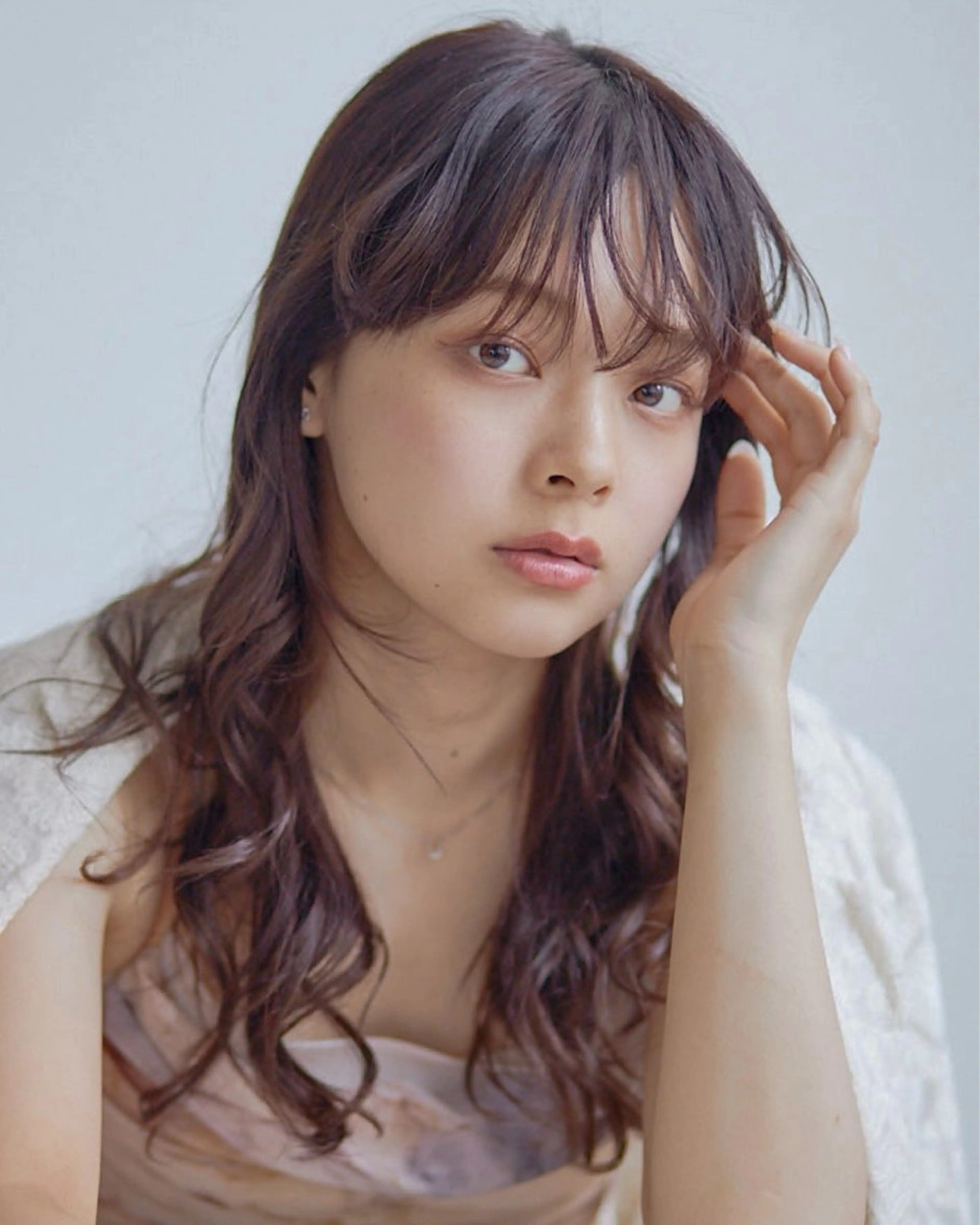 セミロング カラー ヘアアレンジ loe treatment salon 博多店所属・🪽透明感カラー🪽 ｌｏｅ五十嵐のヘアスタイル