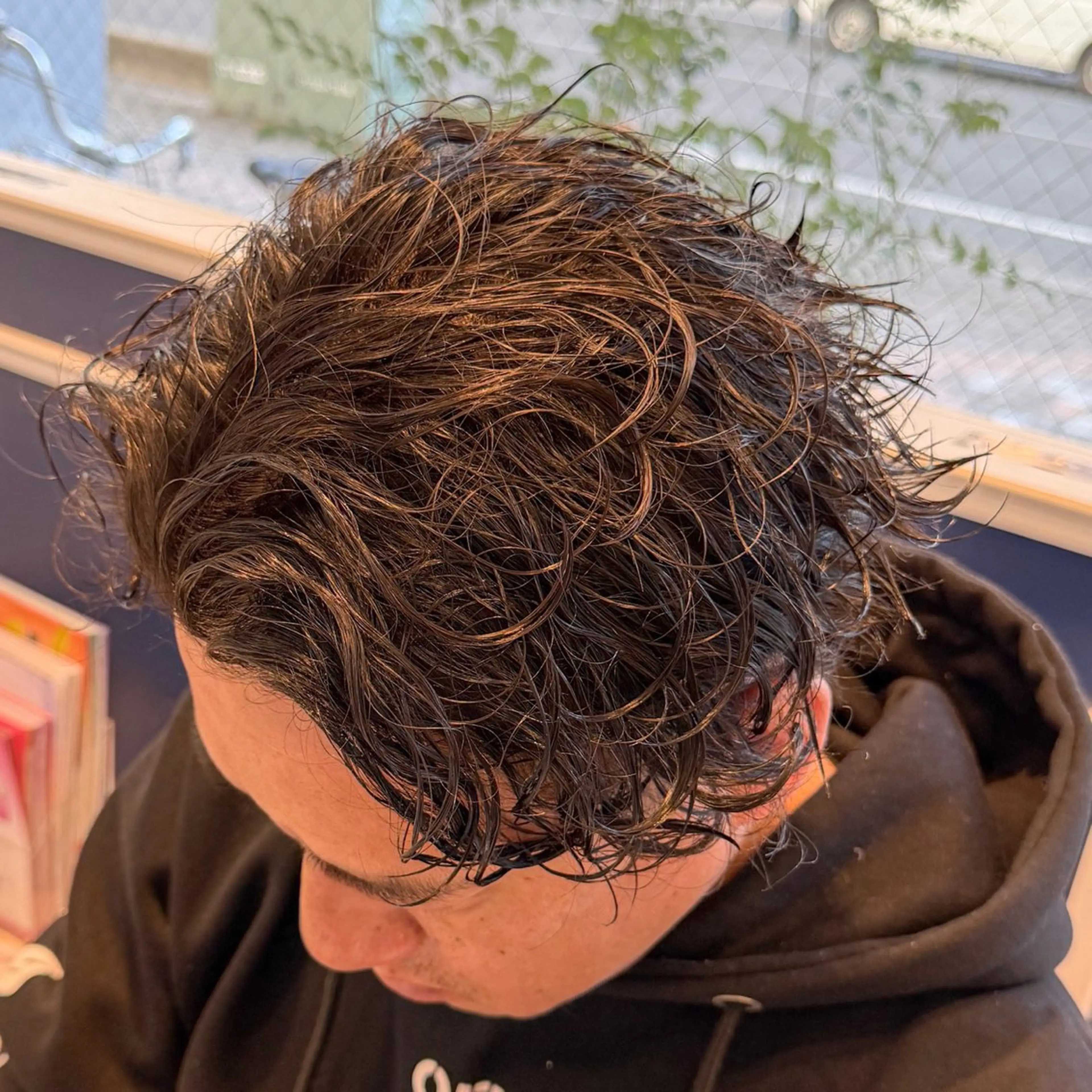 ショート パーマ メンズ カット 吉田 新平のヘアスタイル