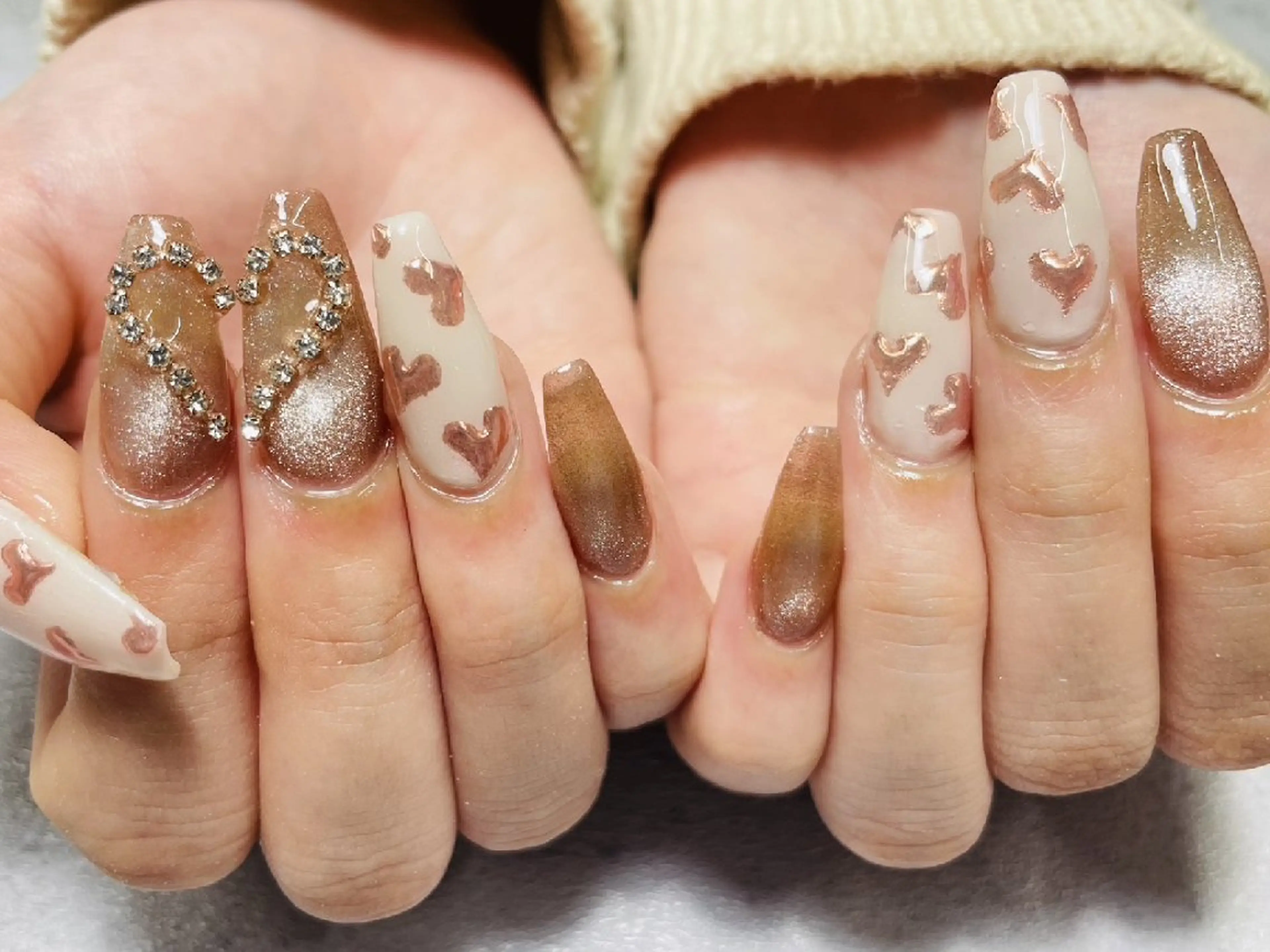 長さ出し10本💅【オフ込み】4本アート持ち込み可能💅の写真