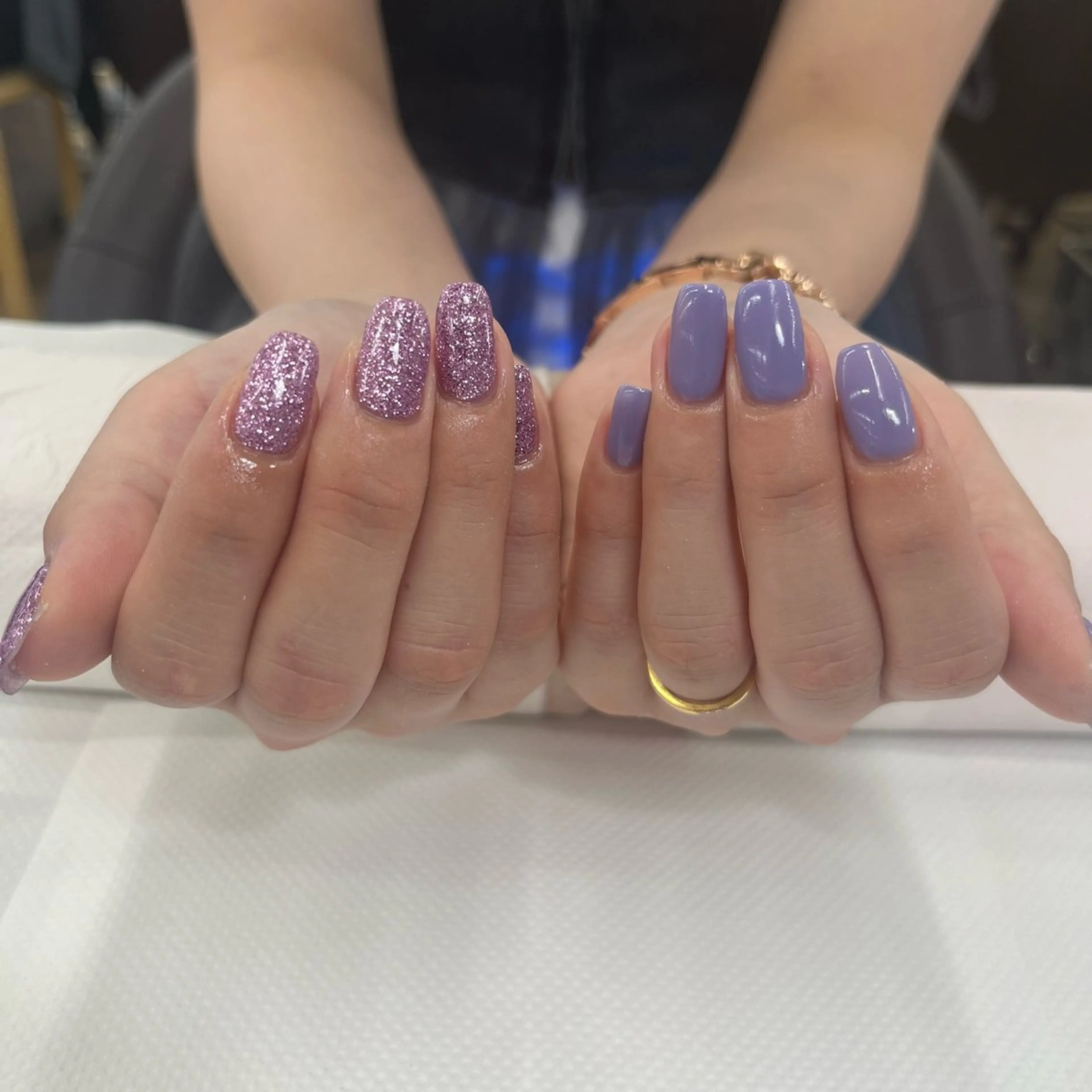 ネイル ラメ(グリッター) ワンカラーネイル マックスケリー YUKIのネイルデザイン