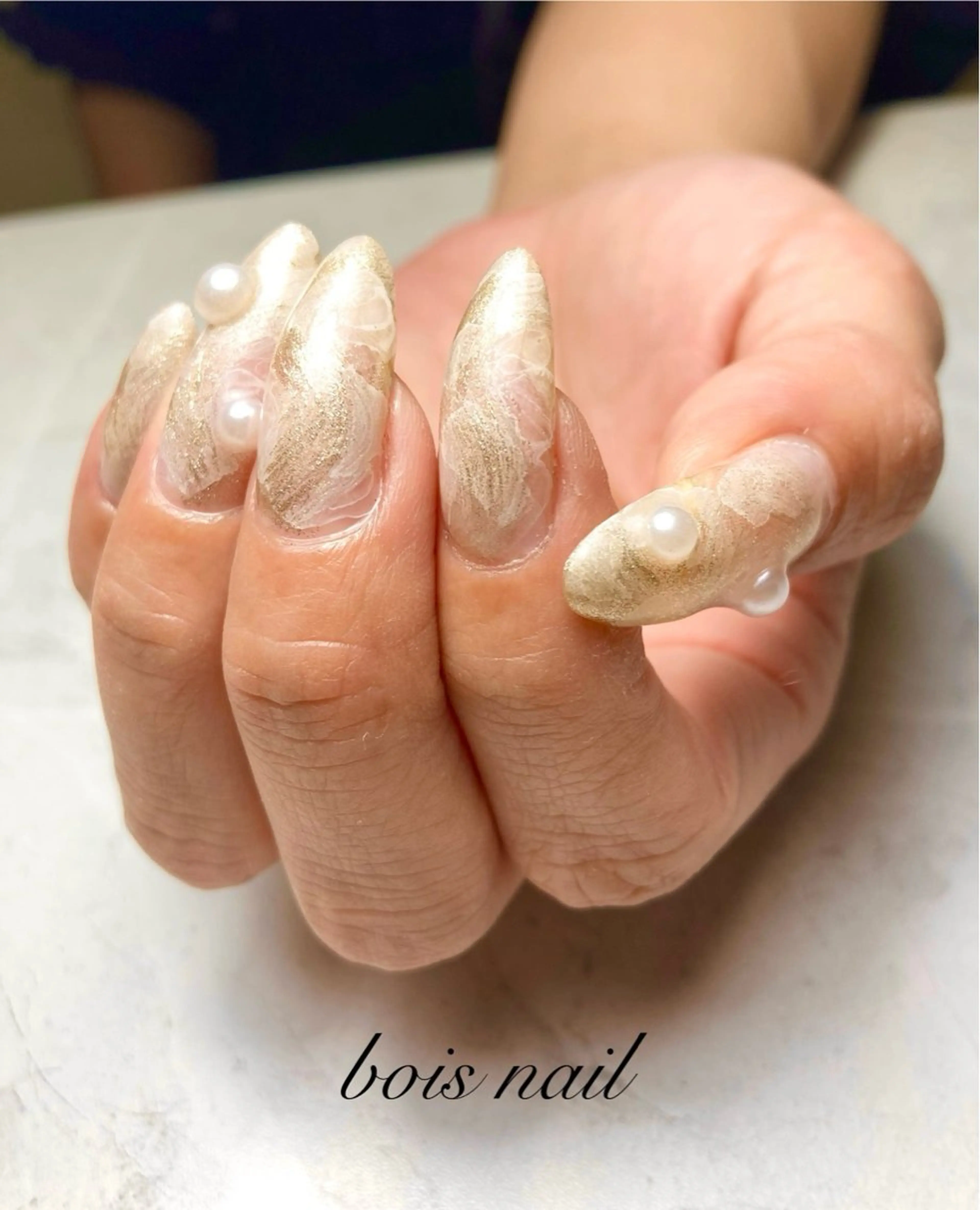 ネイル ニュアンスネイル bois nail ボワネイル北巽のネイルデザイン