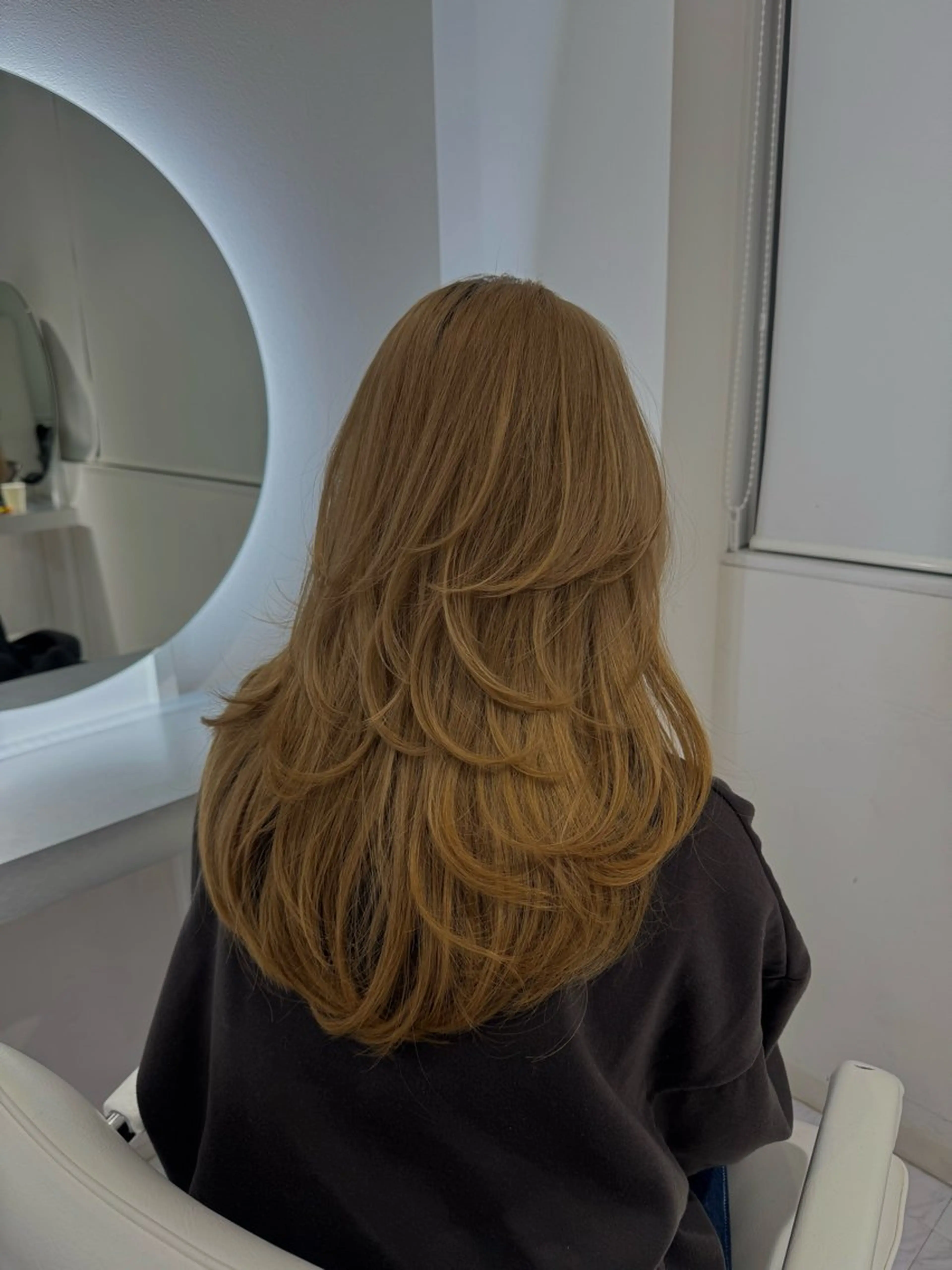 ロング rina/無料 レイヤーカット/上野のヘアスタイル