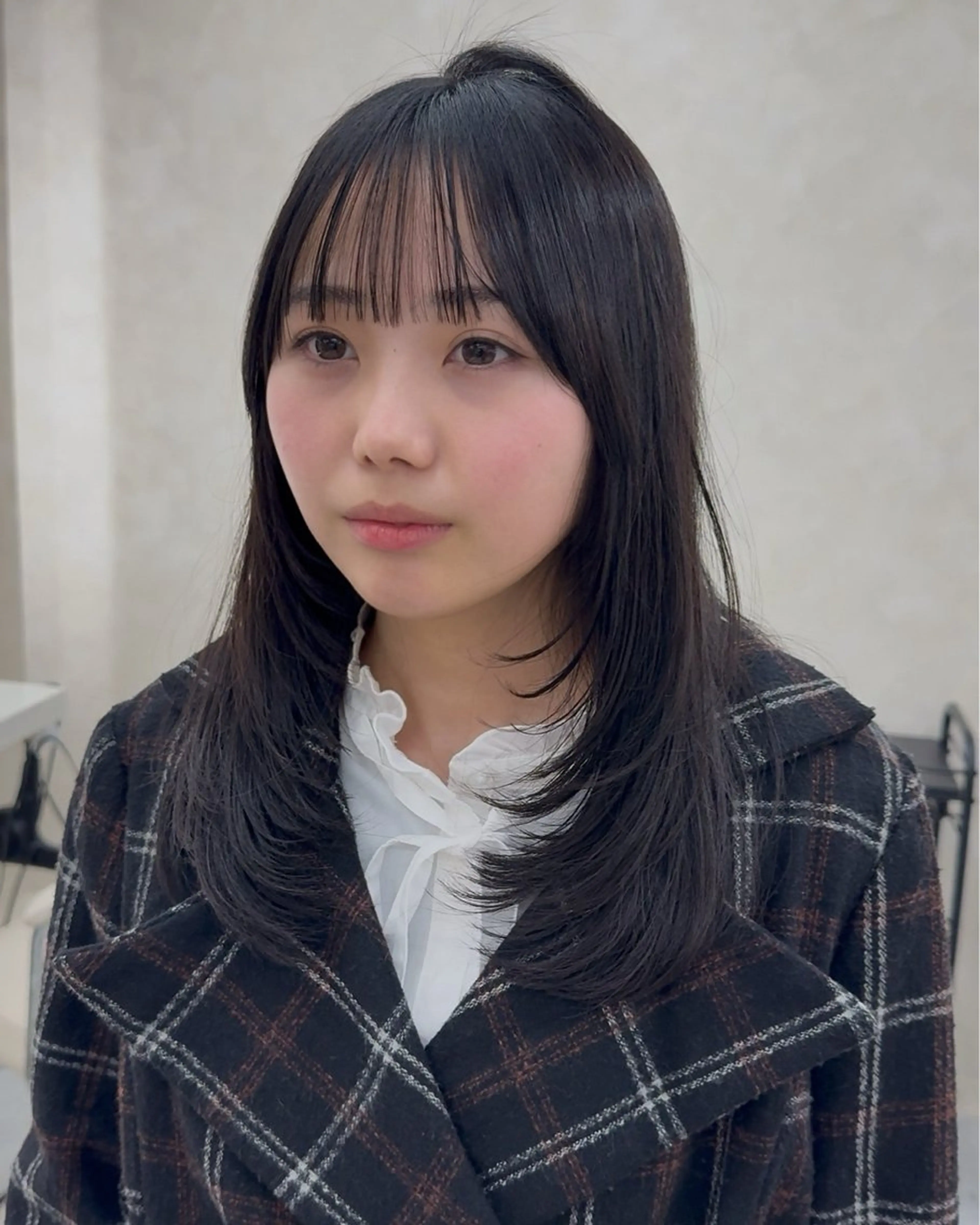 セミロング レイヤーカット カット トリートメント レイヤー/縮毛矯正 /新宿/佐藤巧己✨のヘアスタイル