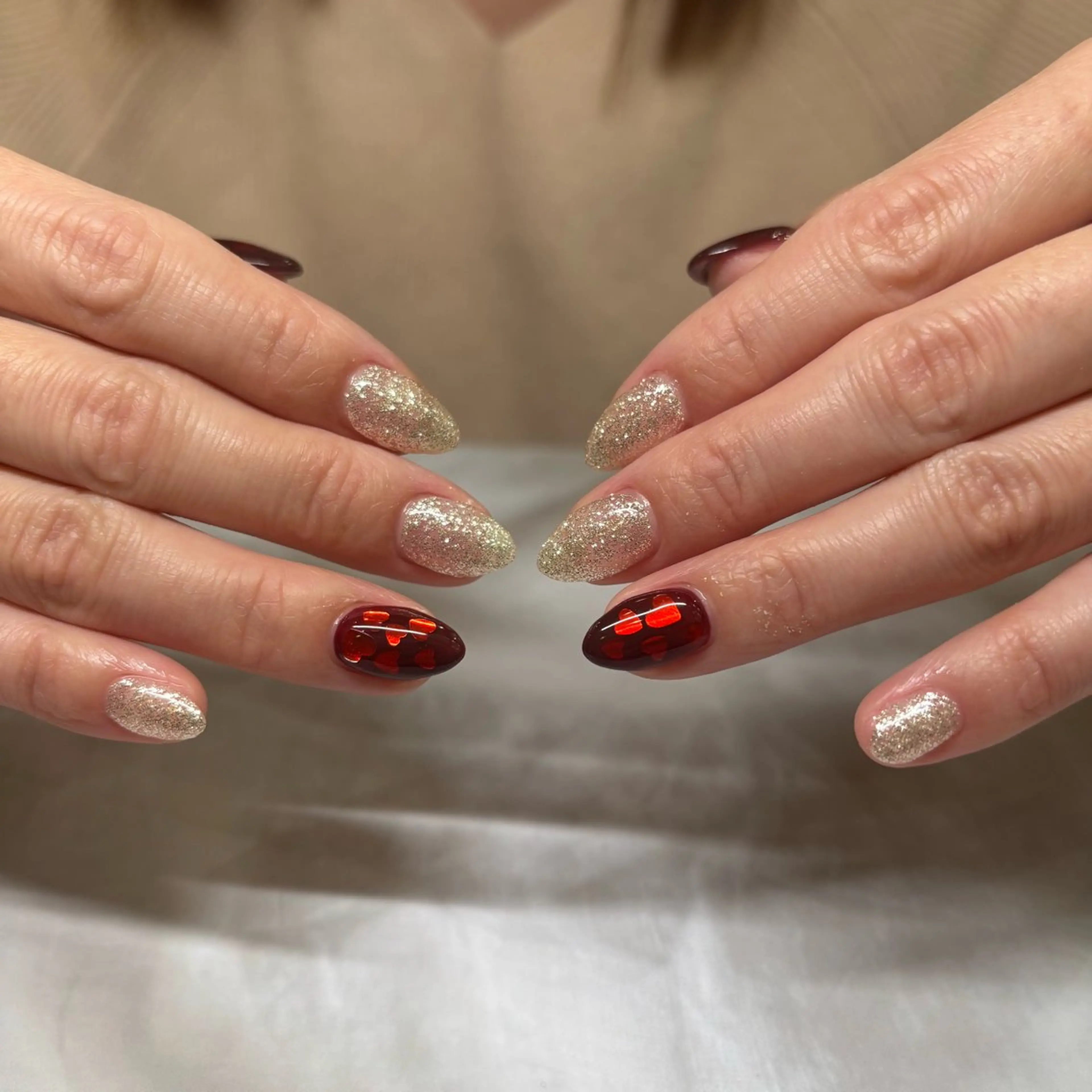 ネイル バレンタイン Latour ayaneのネイルデザイン