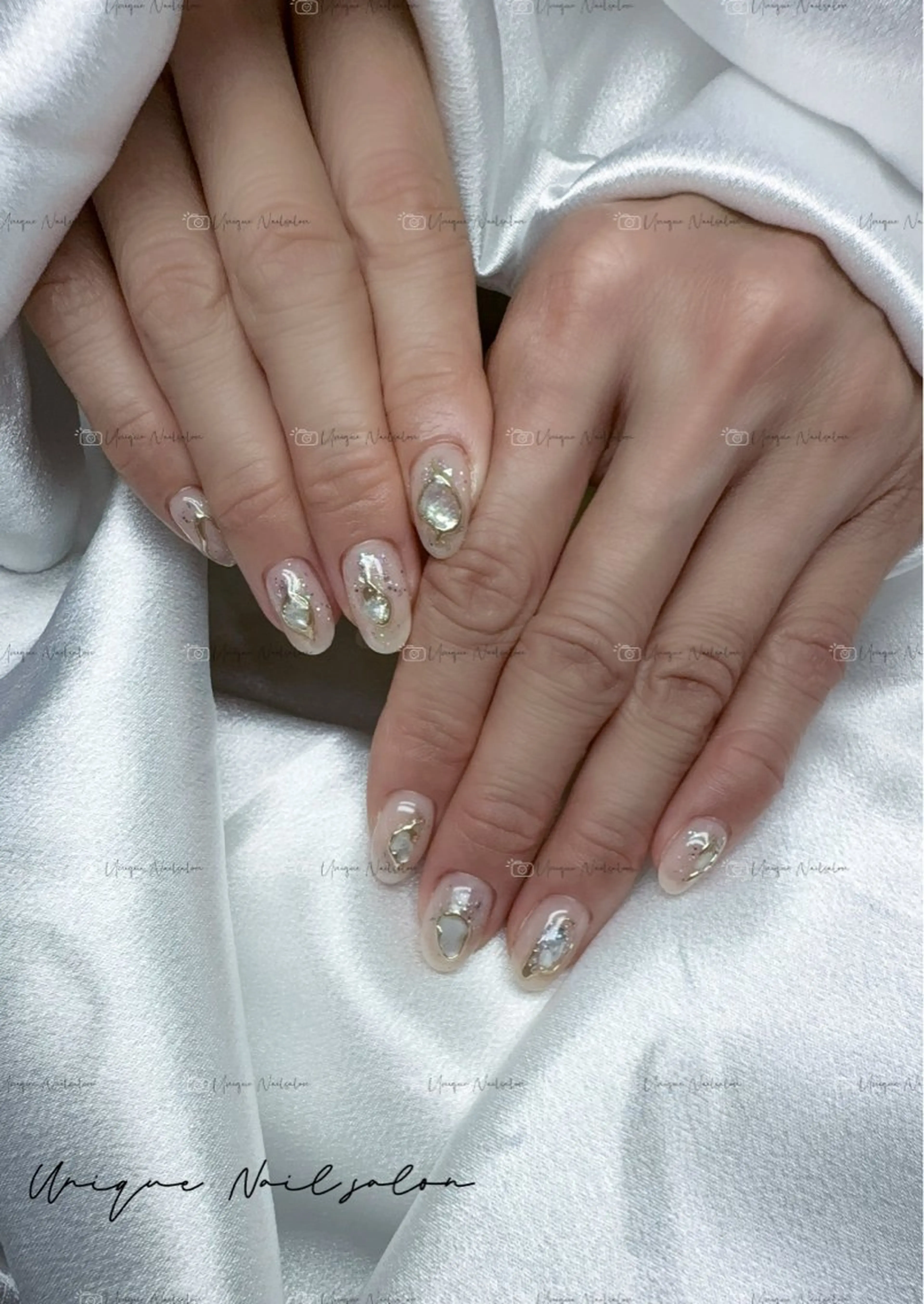 ネイル ハンドネイル ハンドケア UniqueNail 長さだし専門店のネイルデザイン