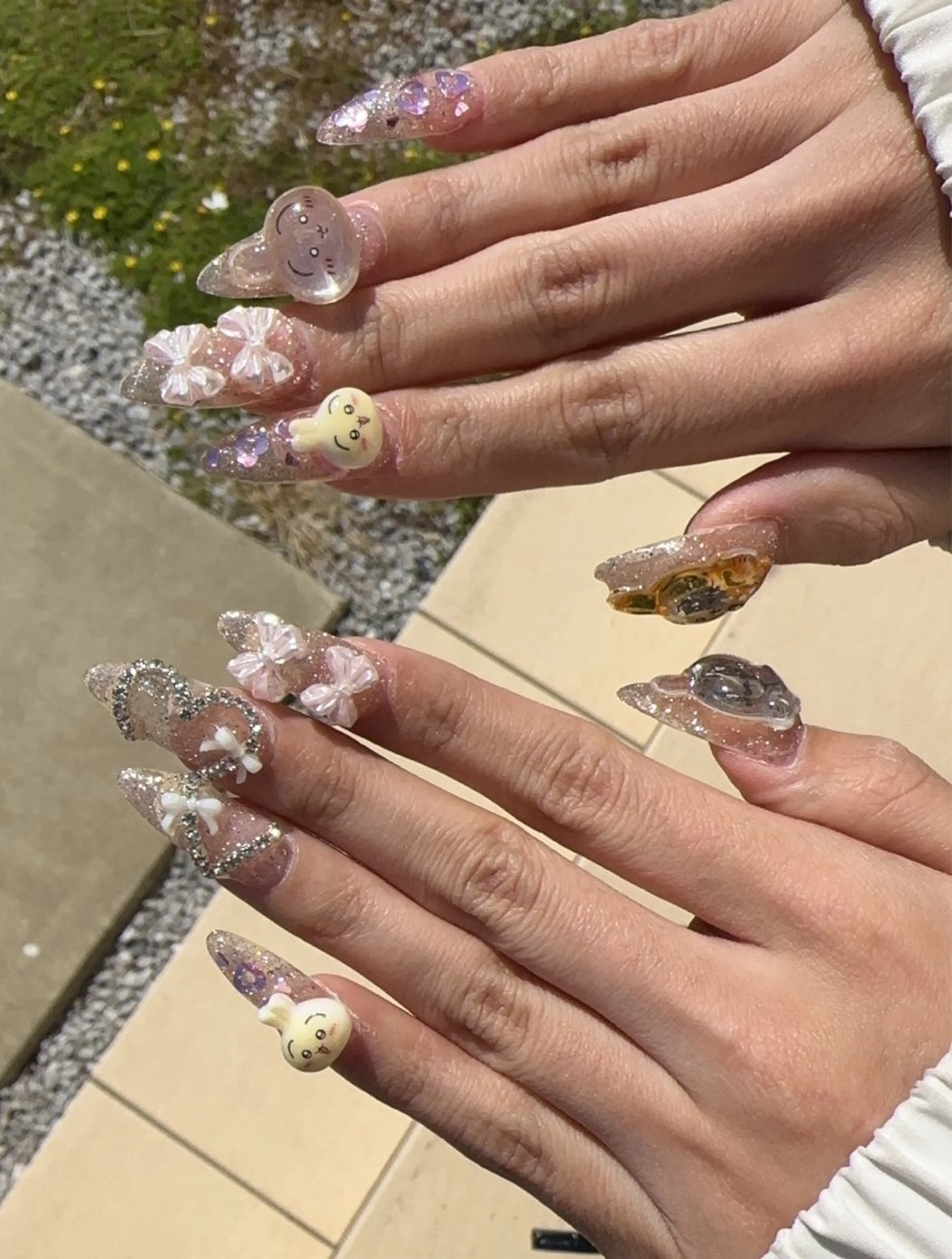 ネイル 持ち込み ハンドネイル nail salon OnRのネイルデザイン