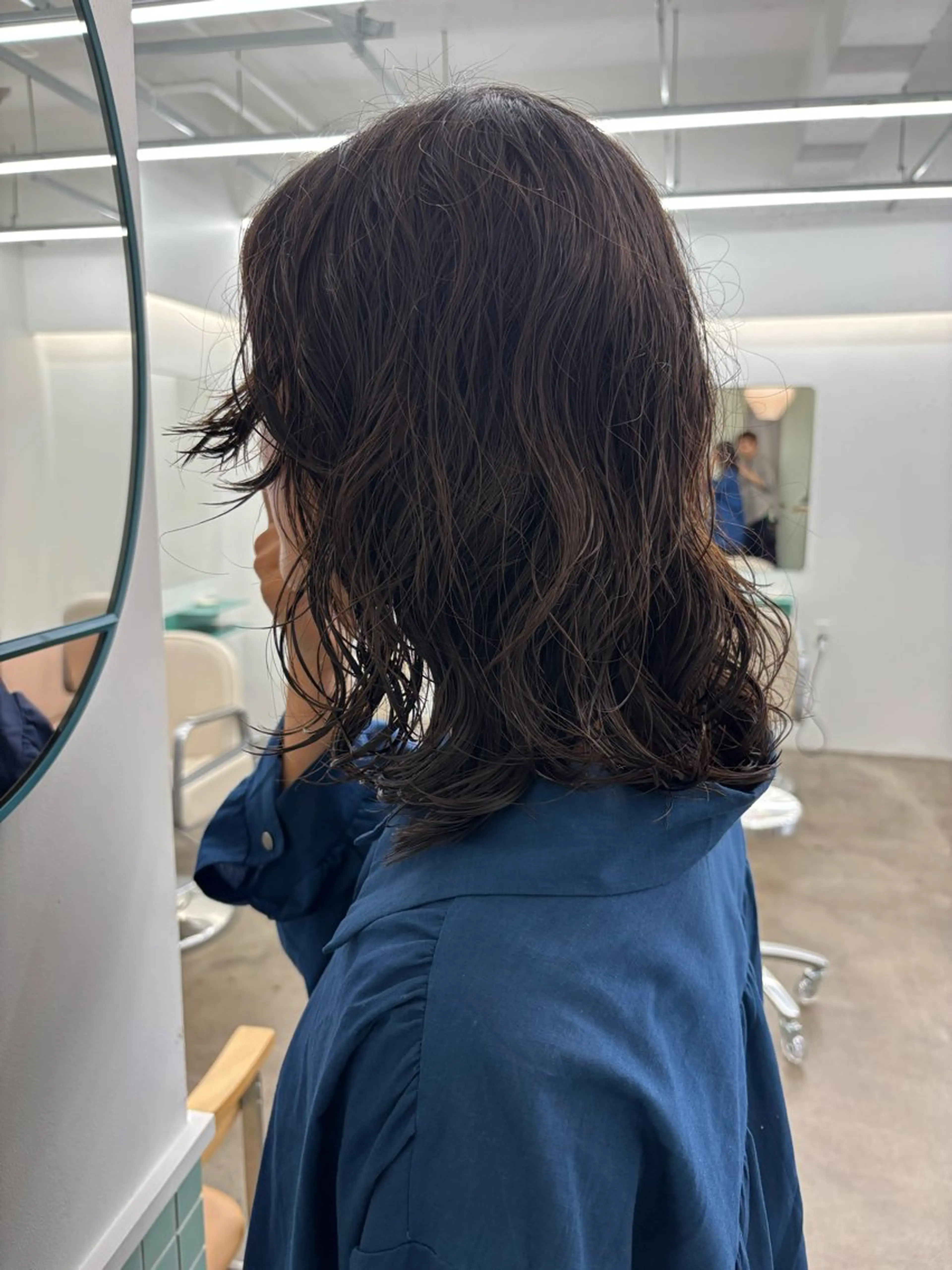 ミディアム パーマ カット パーマ メンズおしゃれヘア/ 似合わせヘア/ショウのヘアスタイル