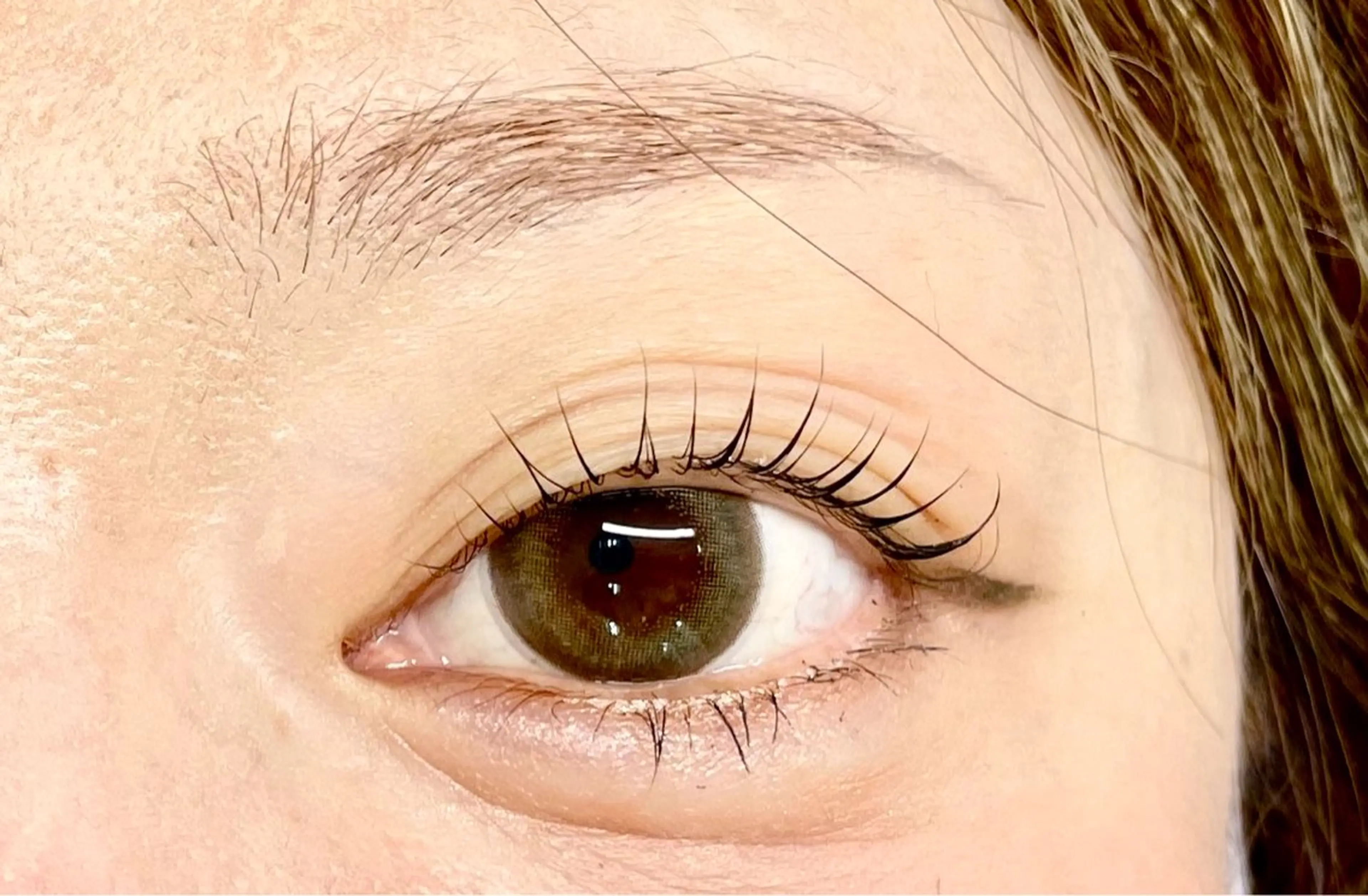 マツエク・マツパ 一重×まつ毛パーマ glitter 板東のマツエク・マツパデザイン