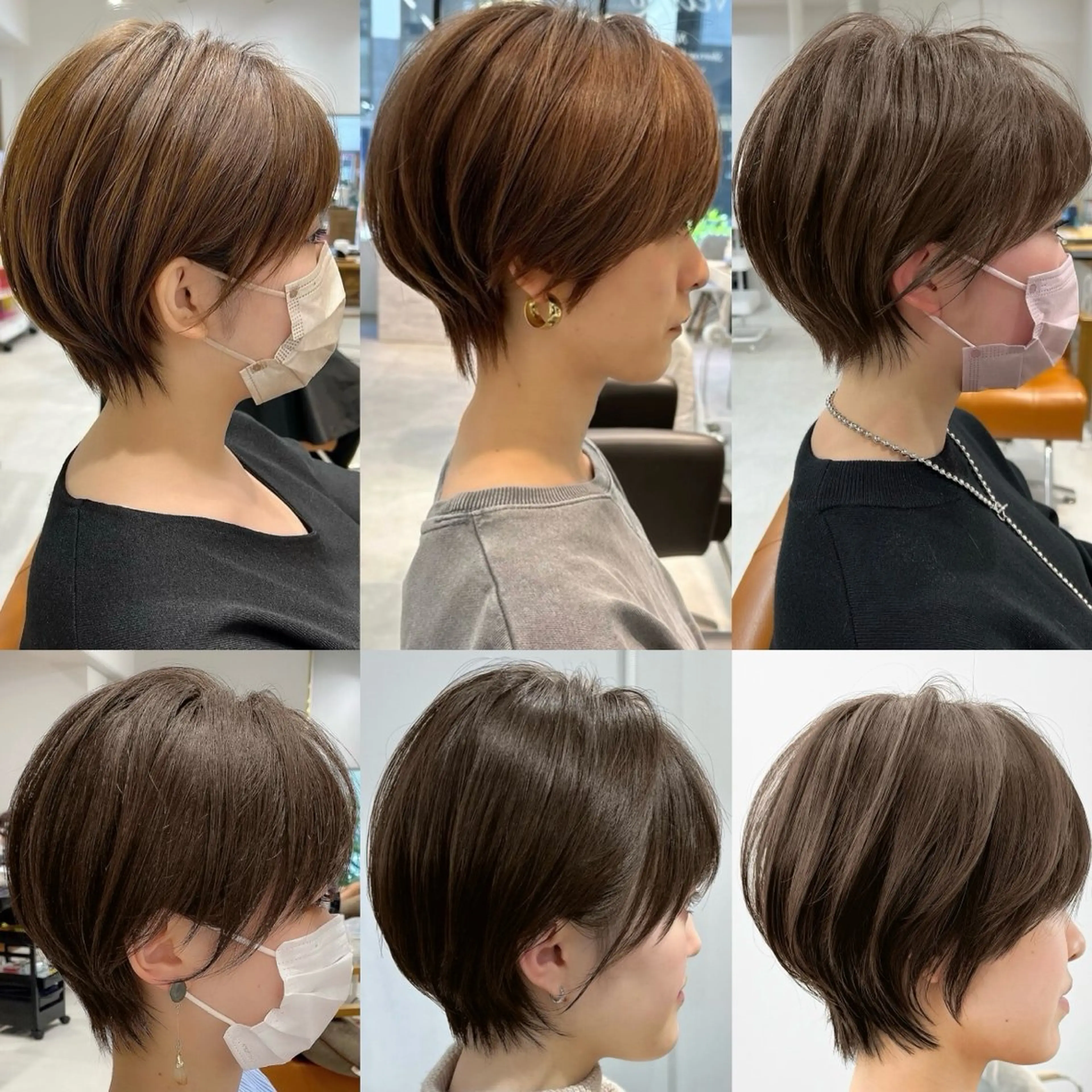 ショート ショートボブ 丸みショート ボブ 顔周りカット ショートヘア 似合わせショート/ 髪質改善✨遠田✨のヘアスタイル