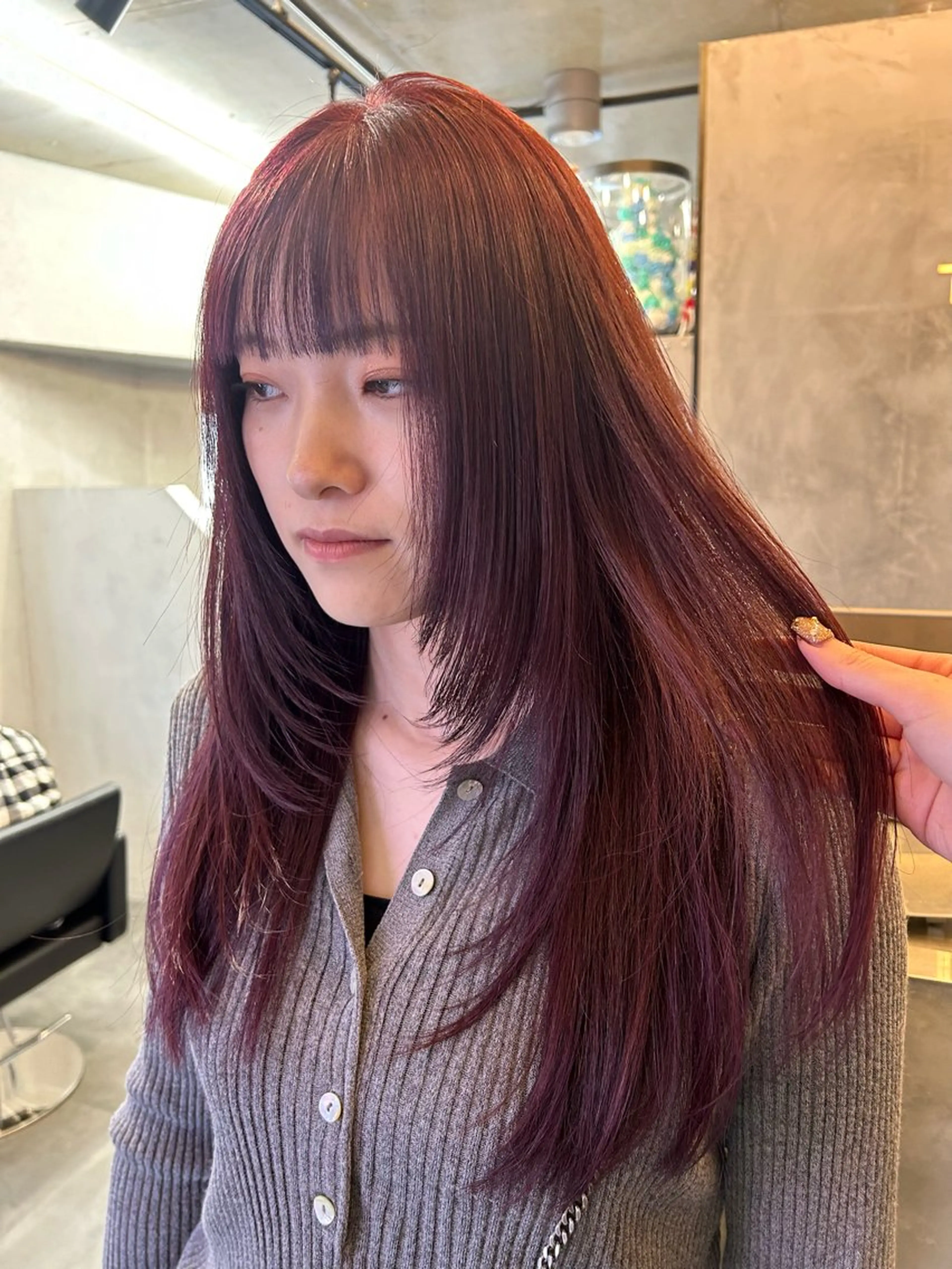 【ブリーチカラー】ブリーチ+カラー+内部補修4STEPトリートメント付き✨の写真