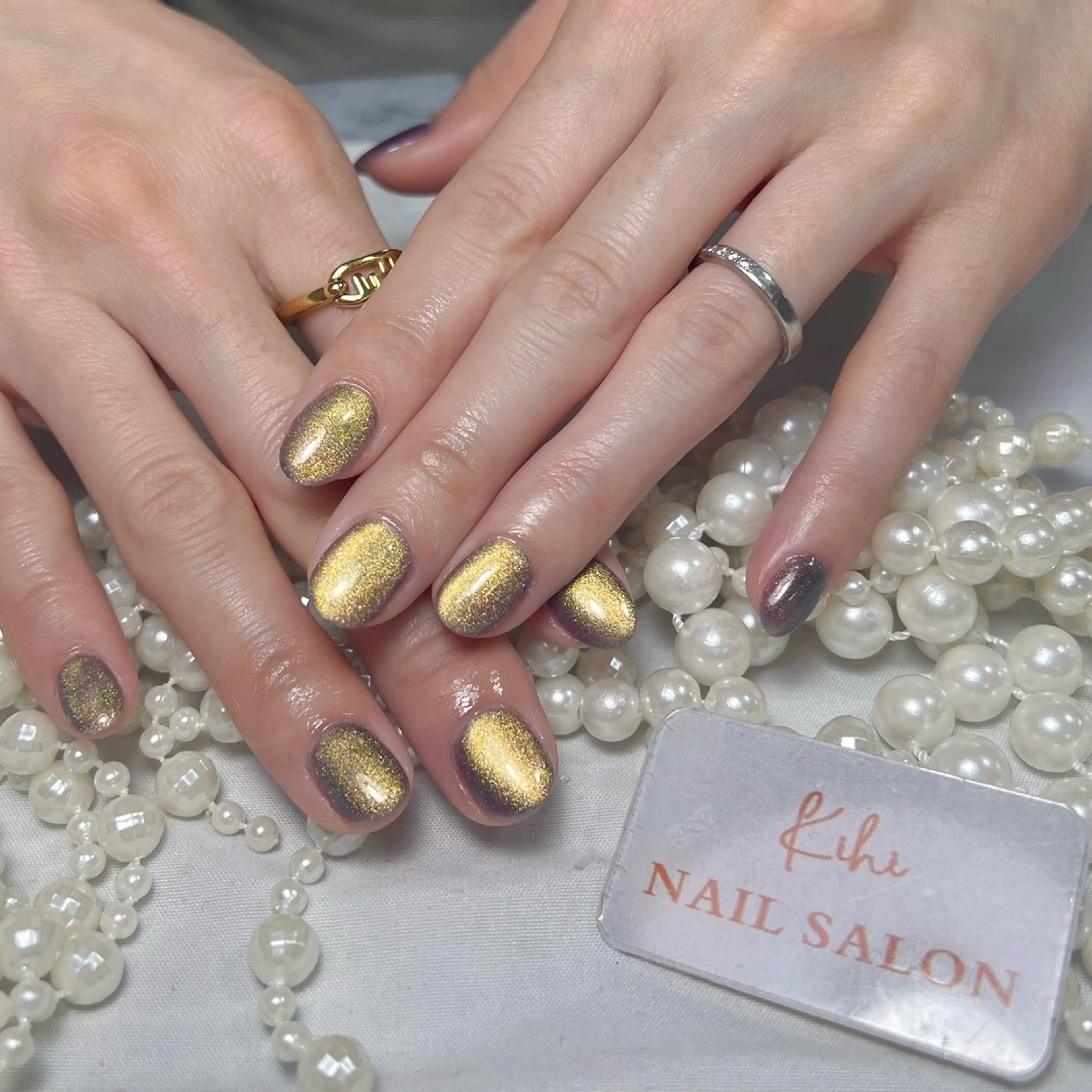 ネイル アートネイル フレンチネイル ジェルネイル グラデーション 韓国ネイル 村中 ハナのネイルデザイン