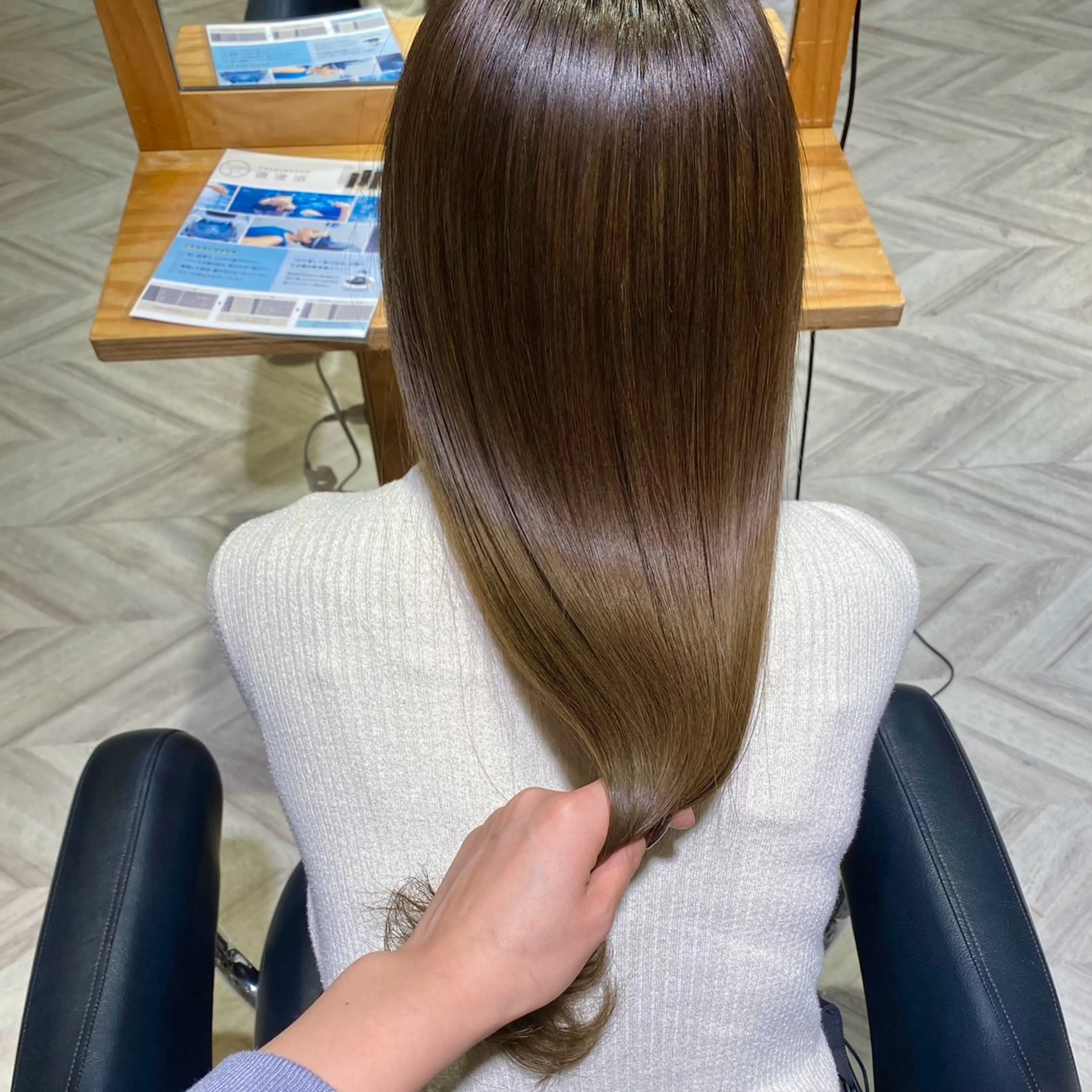 ロング トリートメント ボブ/透明感カラー /坂口恵梨子のヘアスタイル