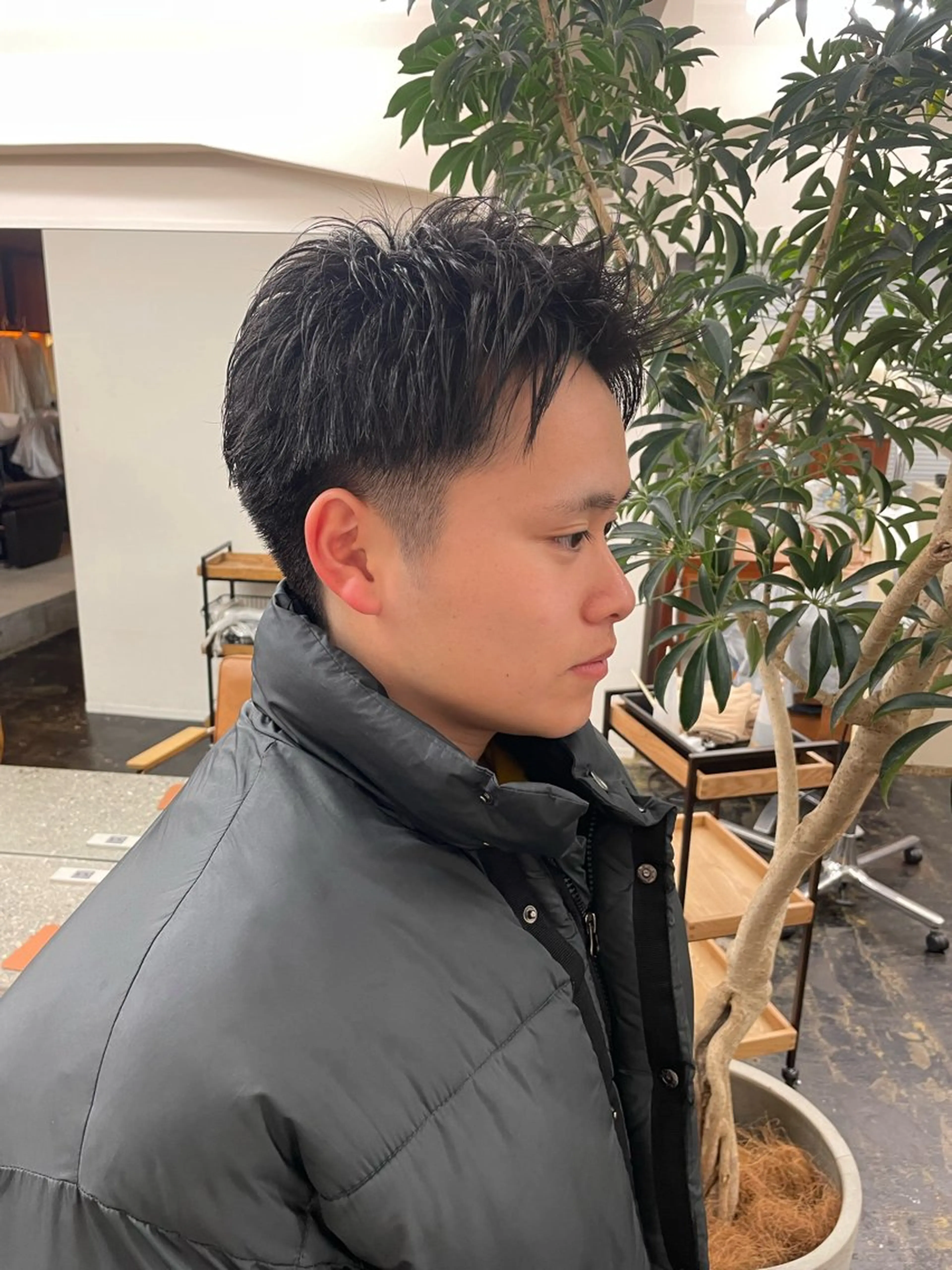 メンズ レイヤー/顔周り/ 透明感/ののか💞のヘアスタイル