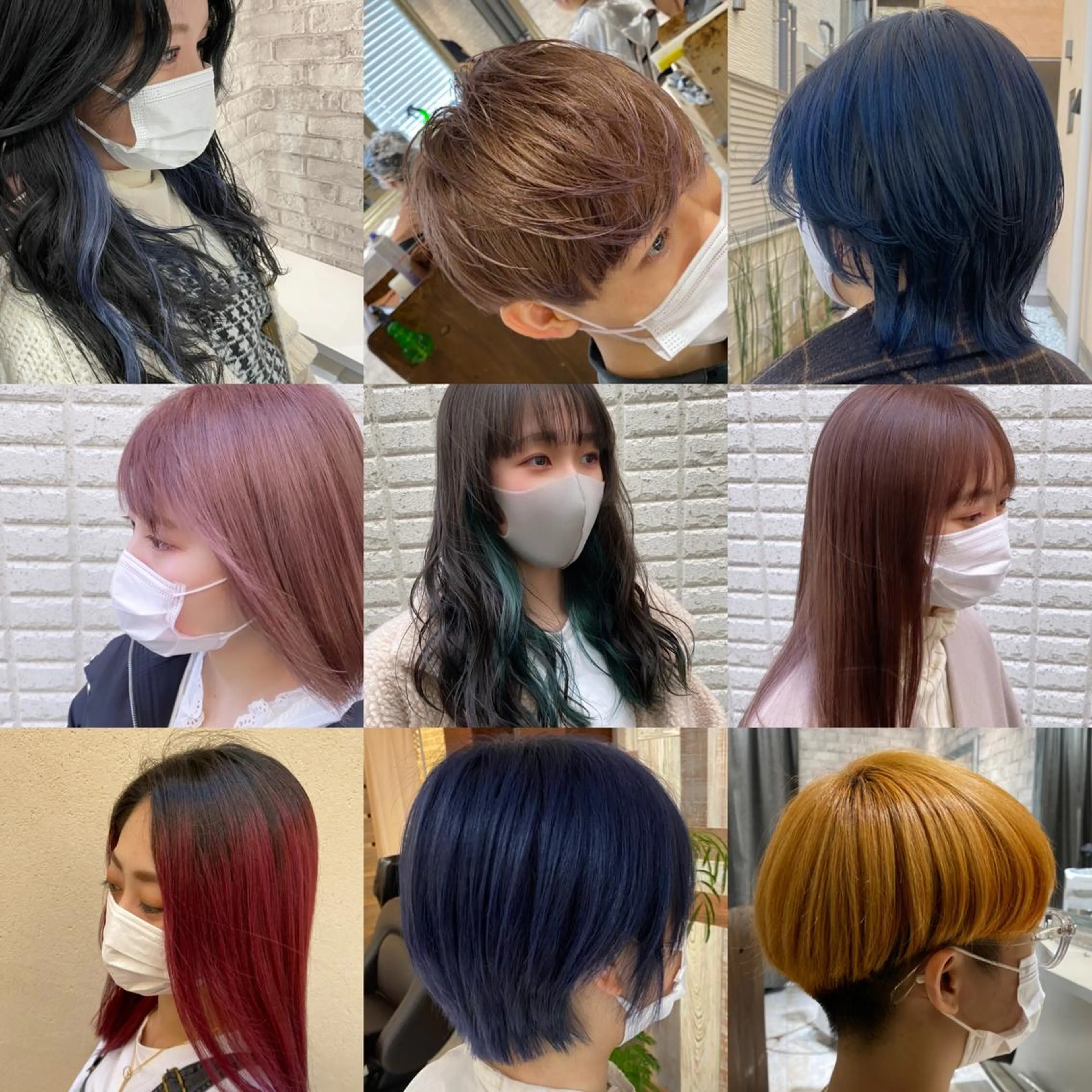 セミロング カラー ダブルカラー ［パサつき改善］＊ 髪質改善ケアサロン＊のヘアスタイル