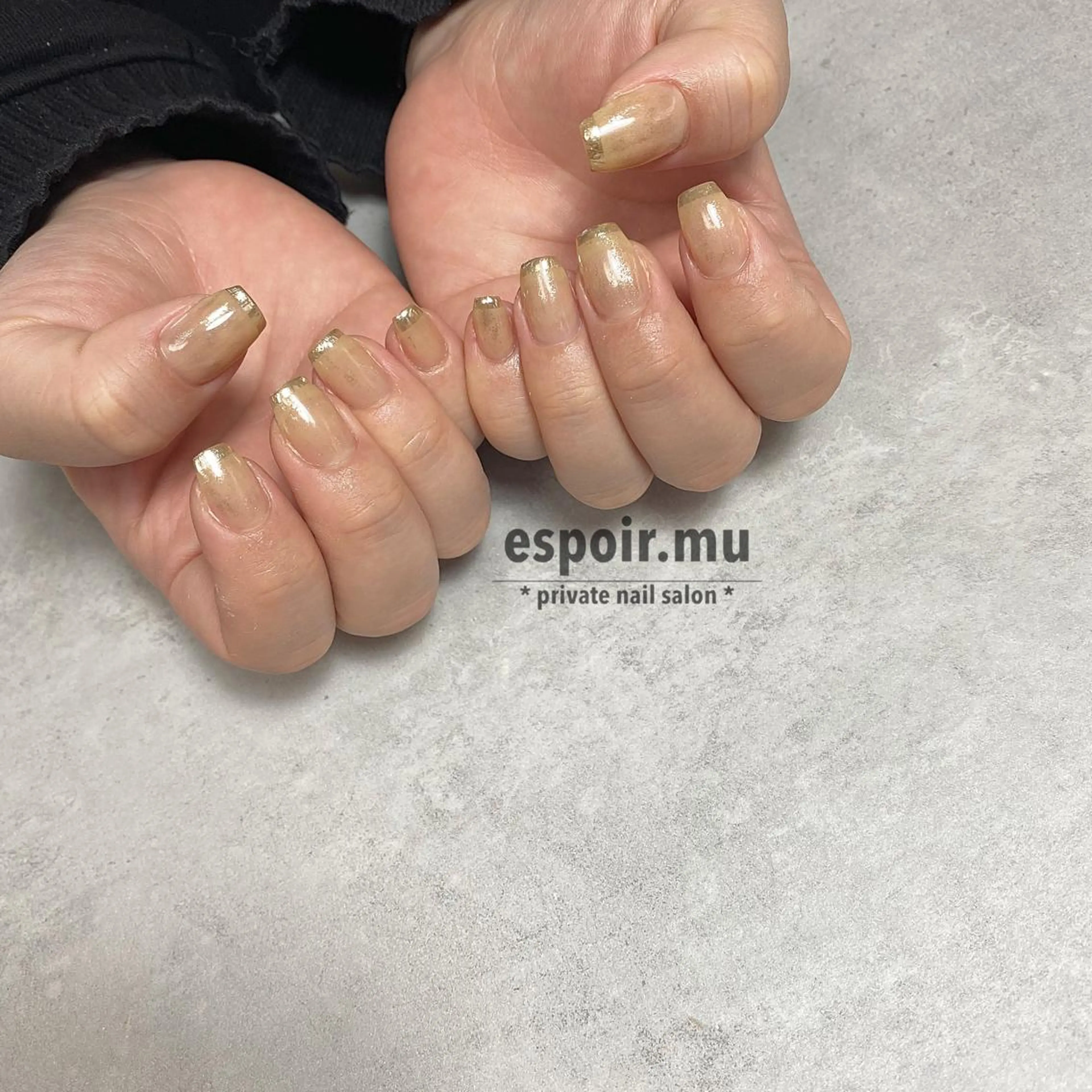 セミロング ネイル espoir. muのネイルデザイン