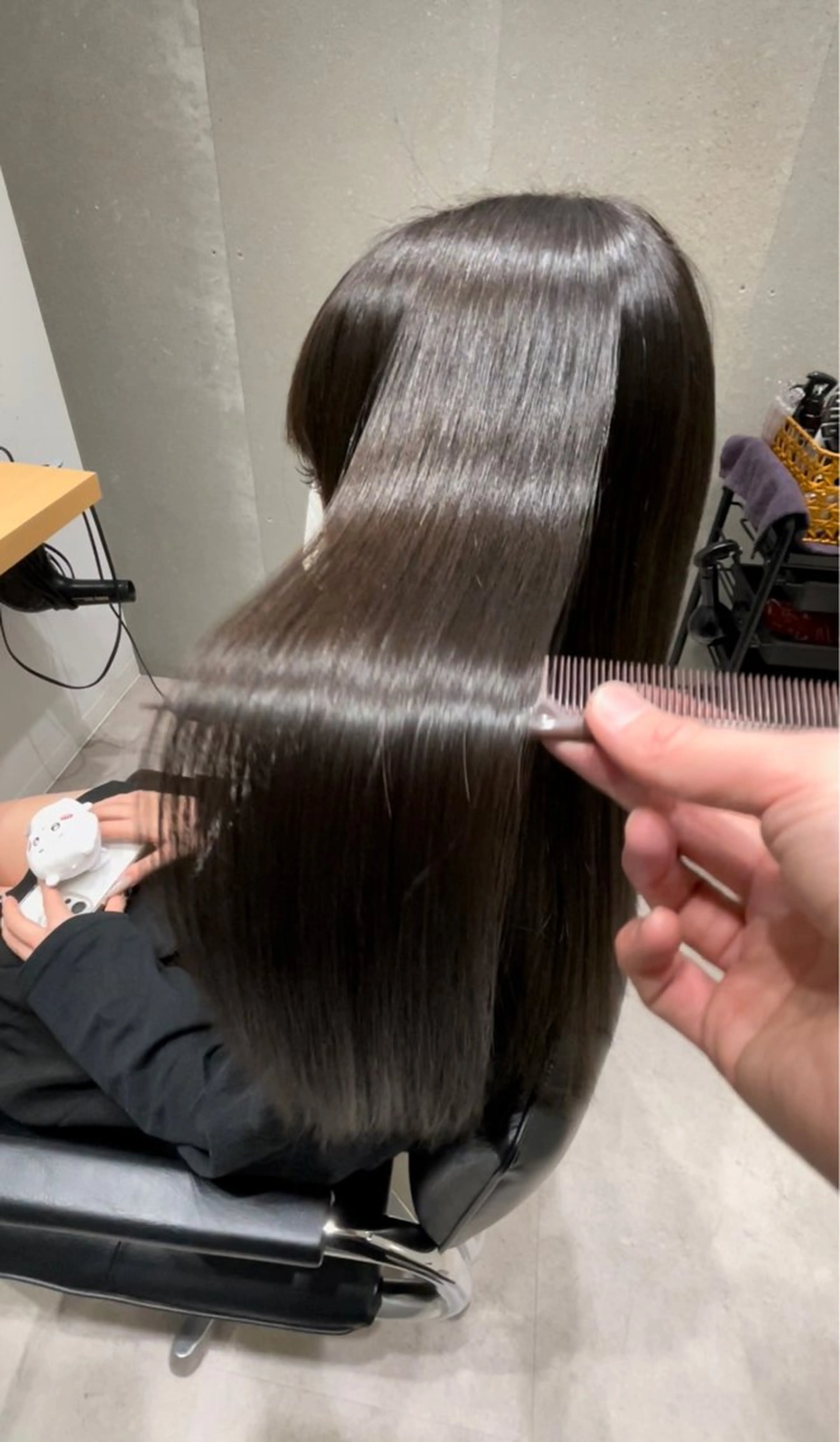 ミディアム カラー アディクシーカラー 透明感カラー エドルカラー グレージュ トリートメント 髪質改善ヘアケア 艶髪特化/上田のヘアスタイル