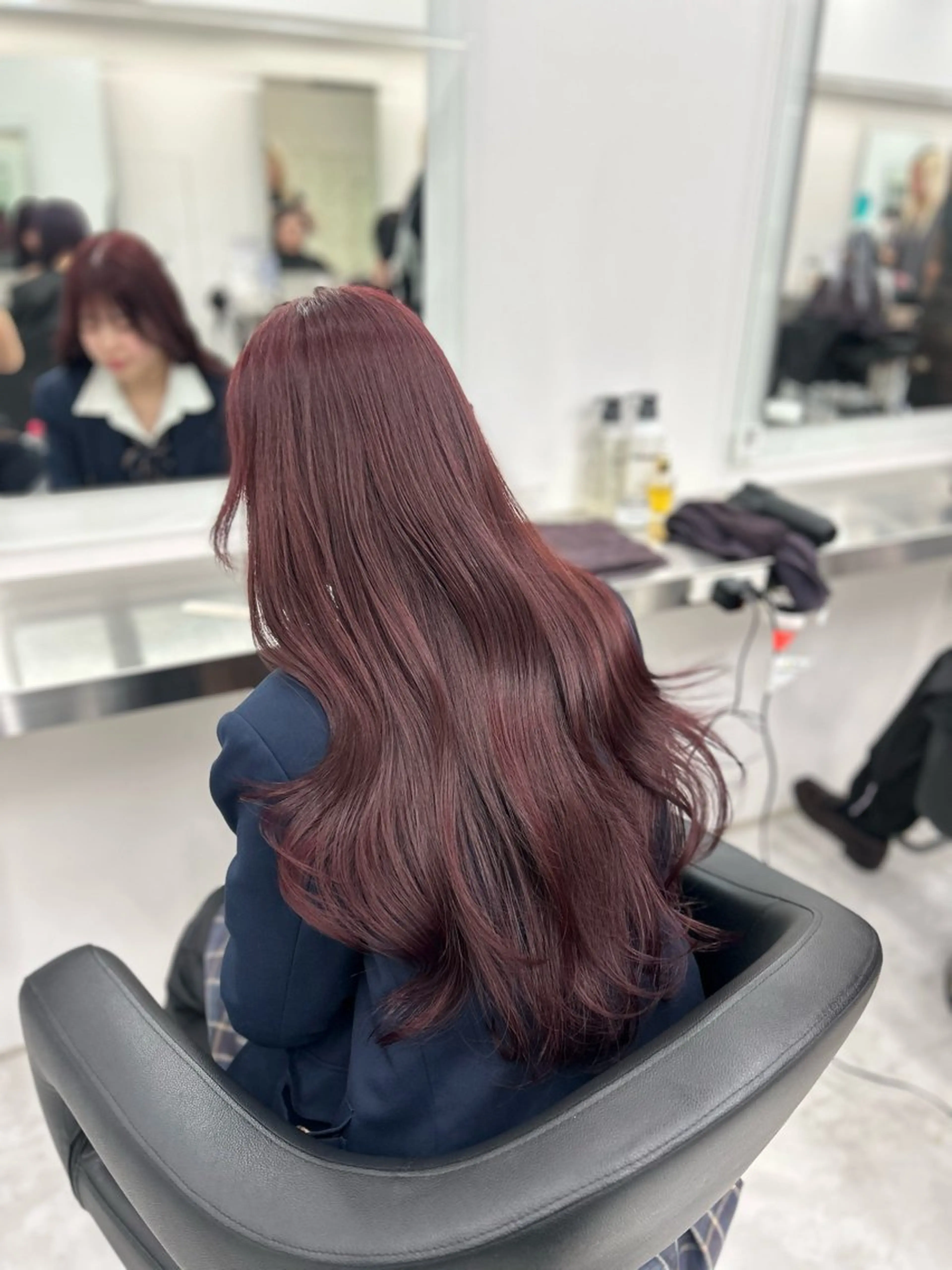 ロング ヘアカラー トリートメント 🥀艶髪/似合わせ 暖色/まな🥀のヘアスタイル