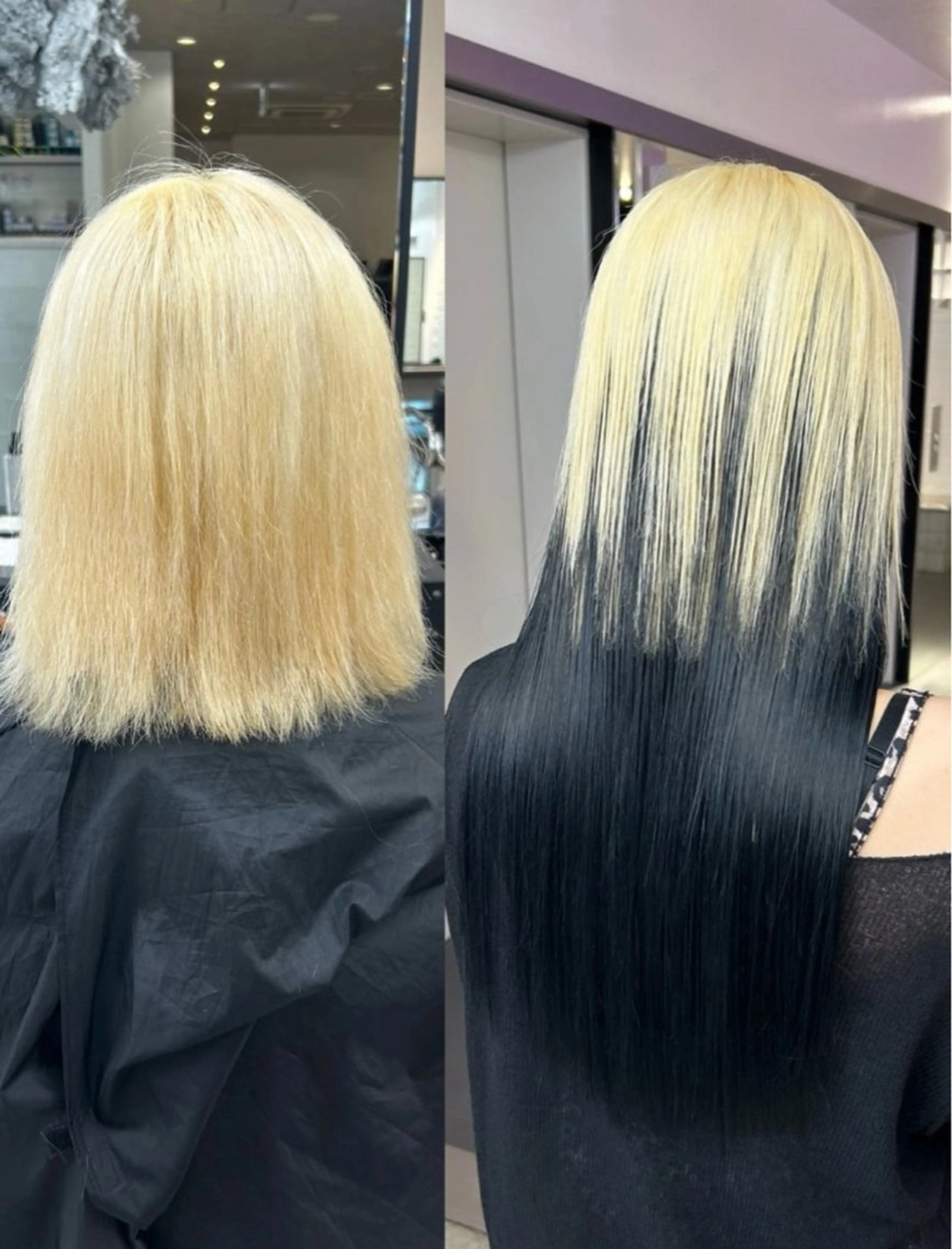 ショート ボブ エクステ 外国人風カラー レイヤーカット ショートヘア ヘアカラー エクステ MiRI💜地毛級 エクステ✖似合わせ技のヘアスタイル