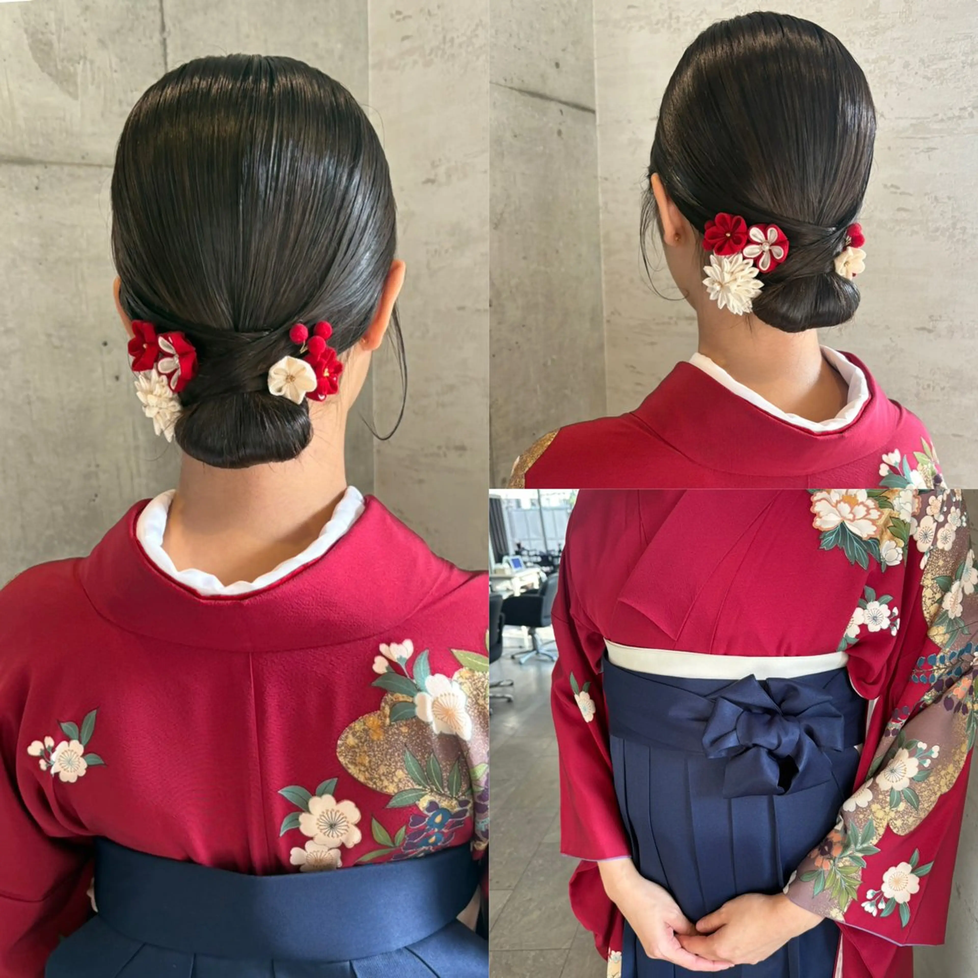 セミロング ヘアアレンジ 着付け Reve  resort所属・美髪× ヘアセット✨Araiのヘアスタイル