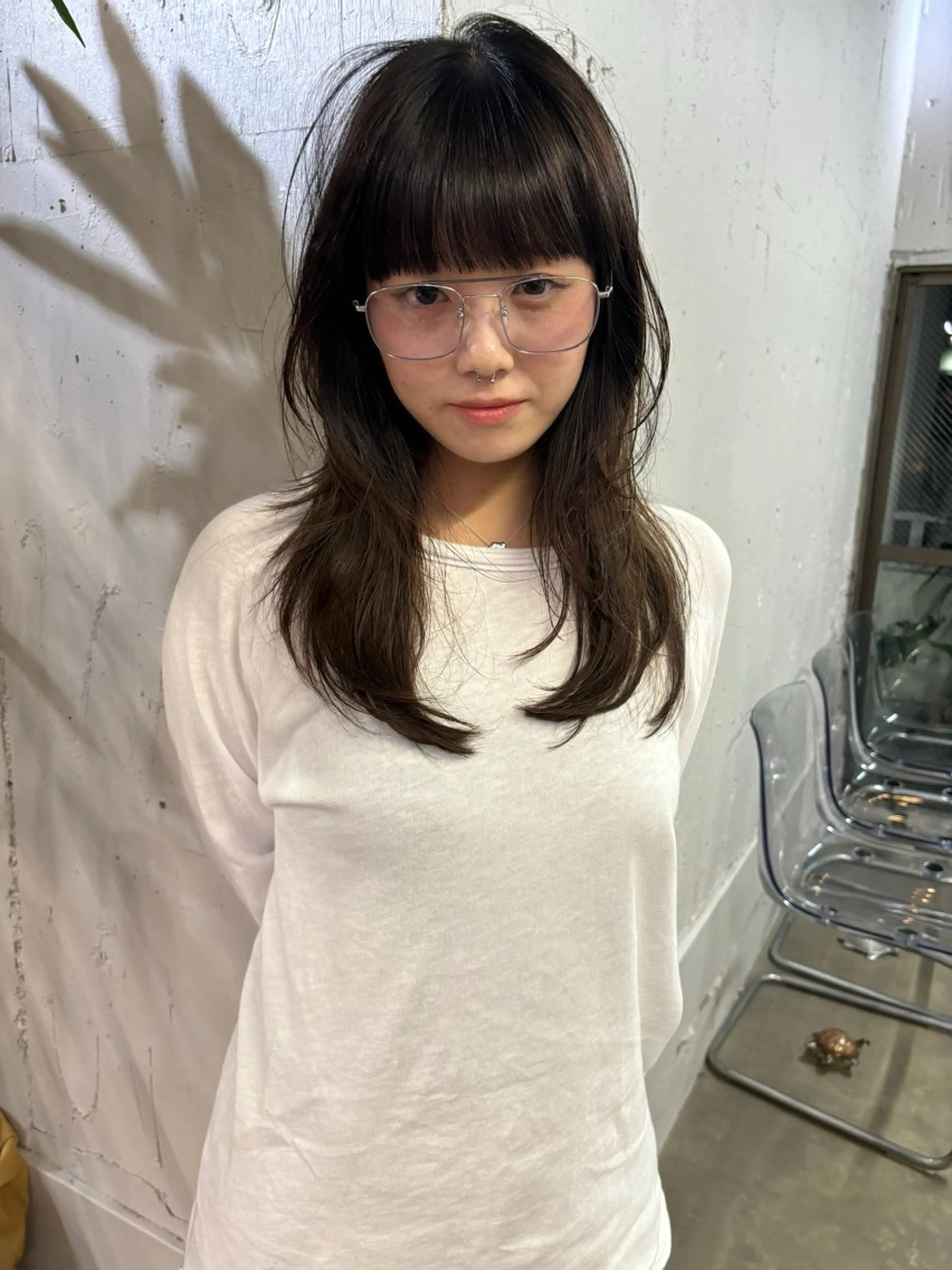 セミロング カット 似合わせレイヤーカ ット　ʚɞ riiのヘアスタイル