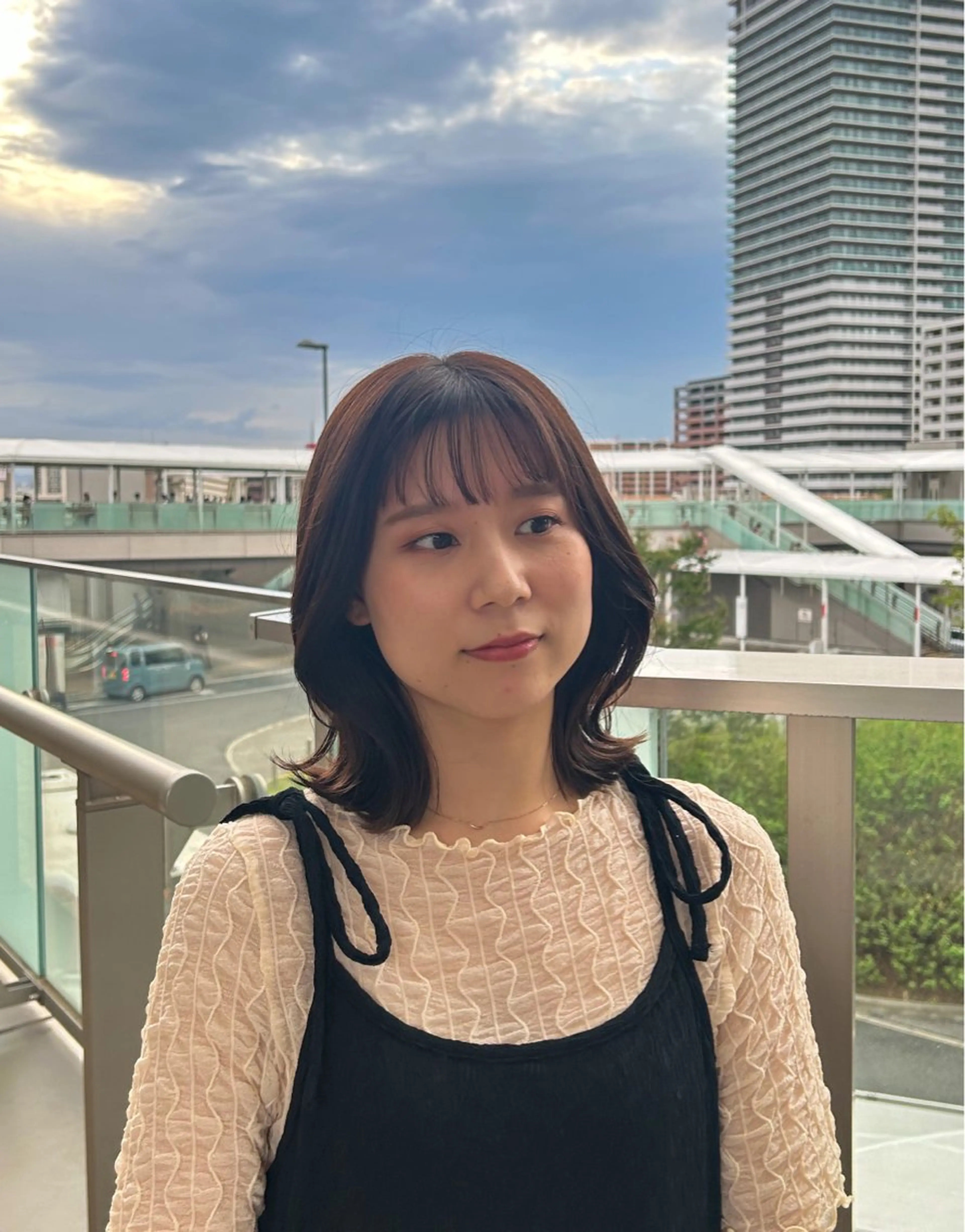 ミディアム 左藤 樹真のヘアスタイル