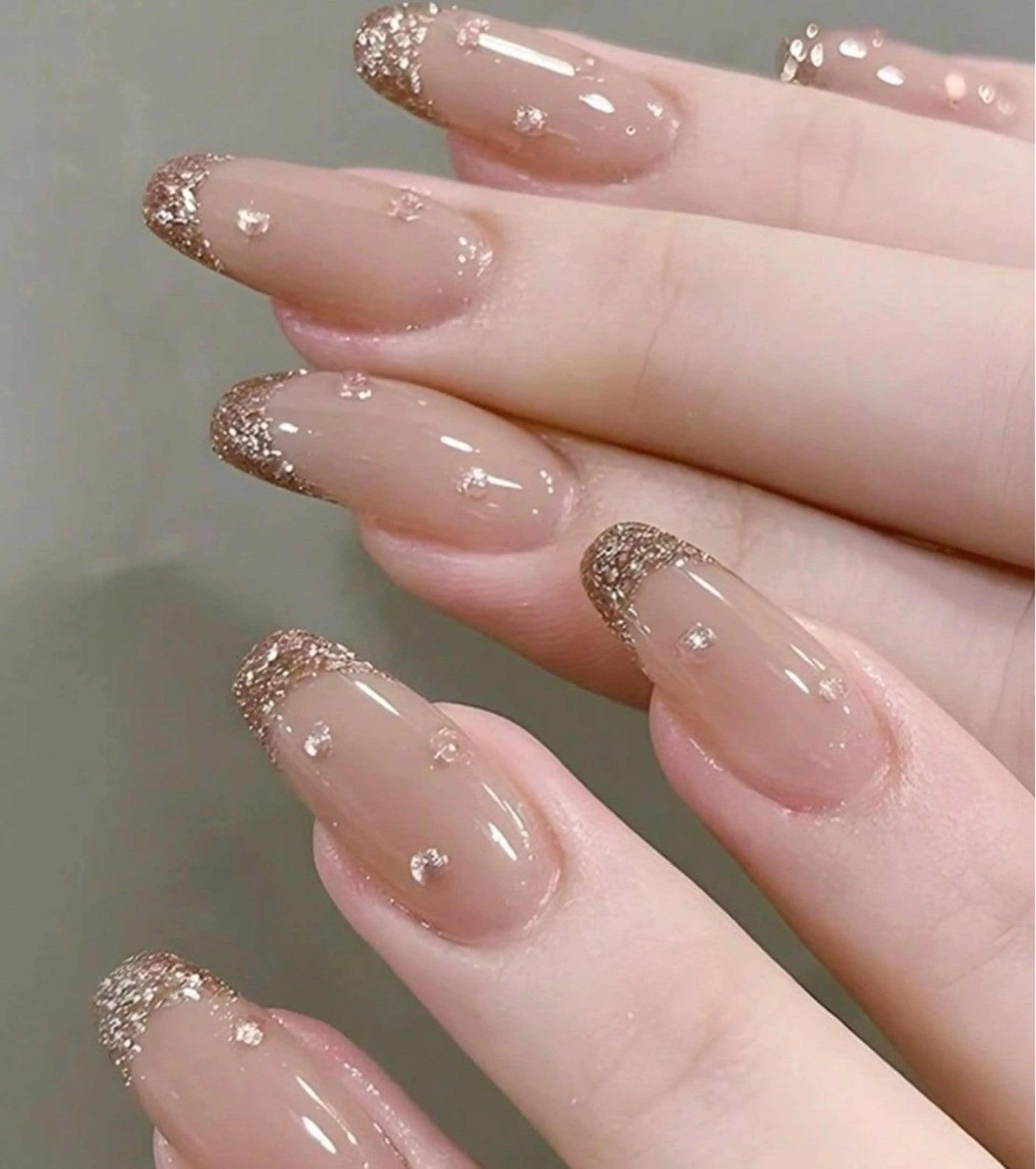 ネイル 長さ出し フレンチネイル グラデーション 卒業式 マグネットネイル ハンドネイル MIHANA NAILのネイルデザイン