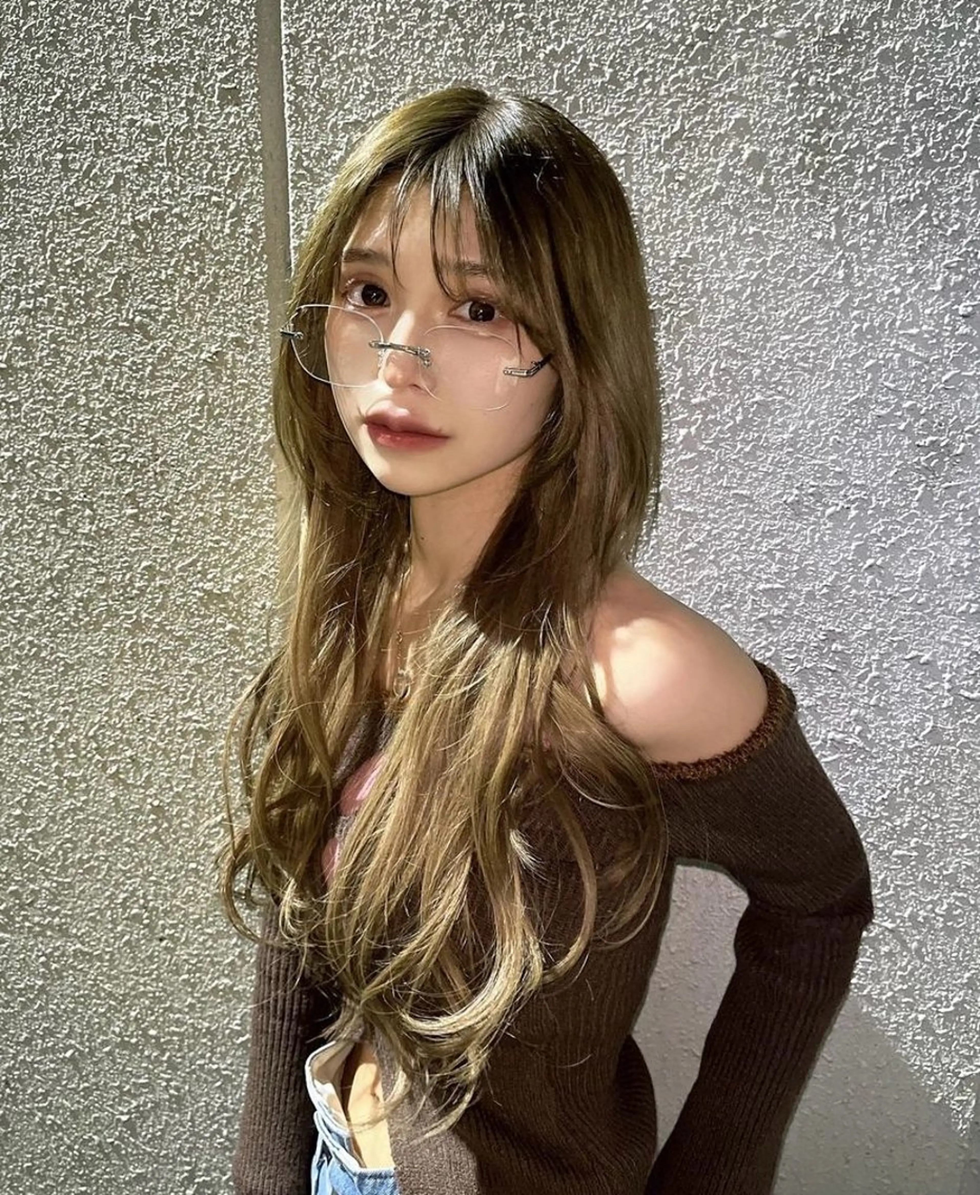 ロング カラー カット レイヤー/柔色 カラー/SAkiのヘアスタイル