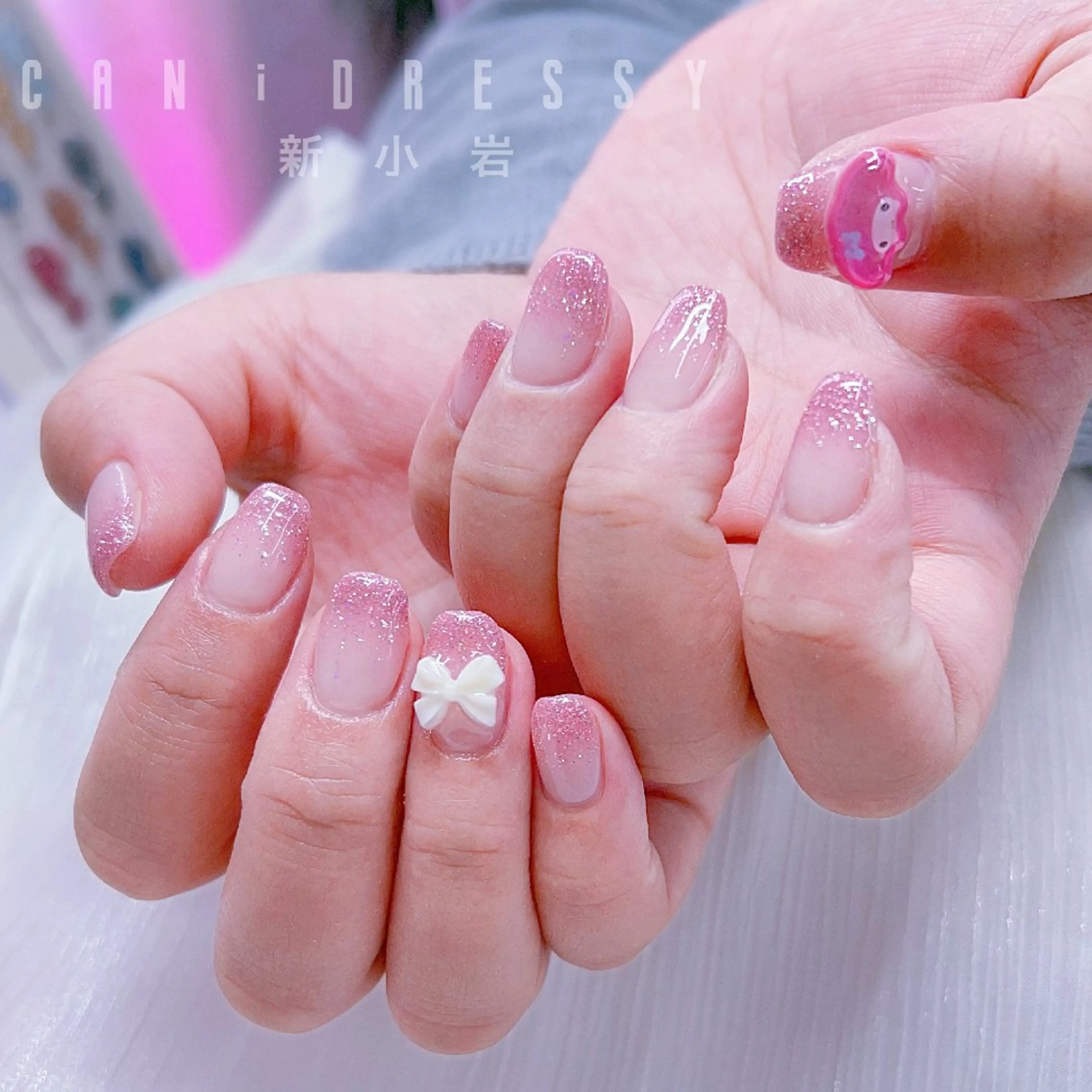 ネイル 持ち込み ハンドネイル キャンアイドレッシー 新小岩のネイルデザイン
