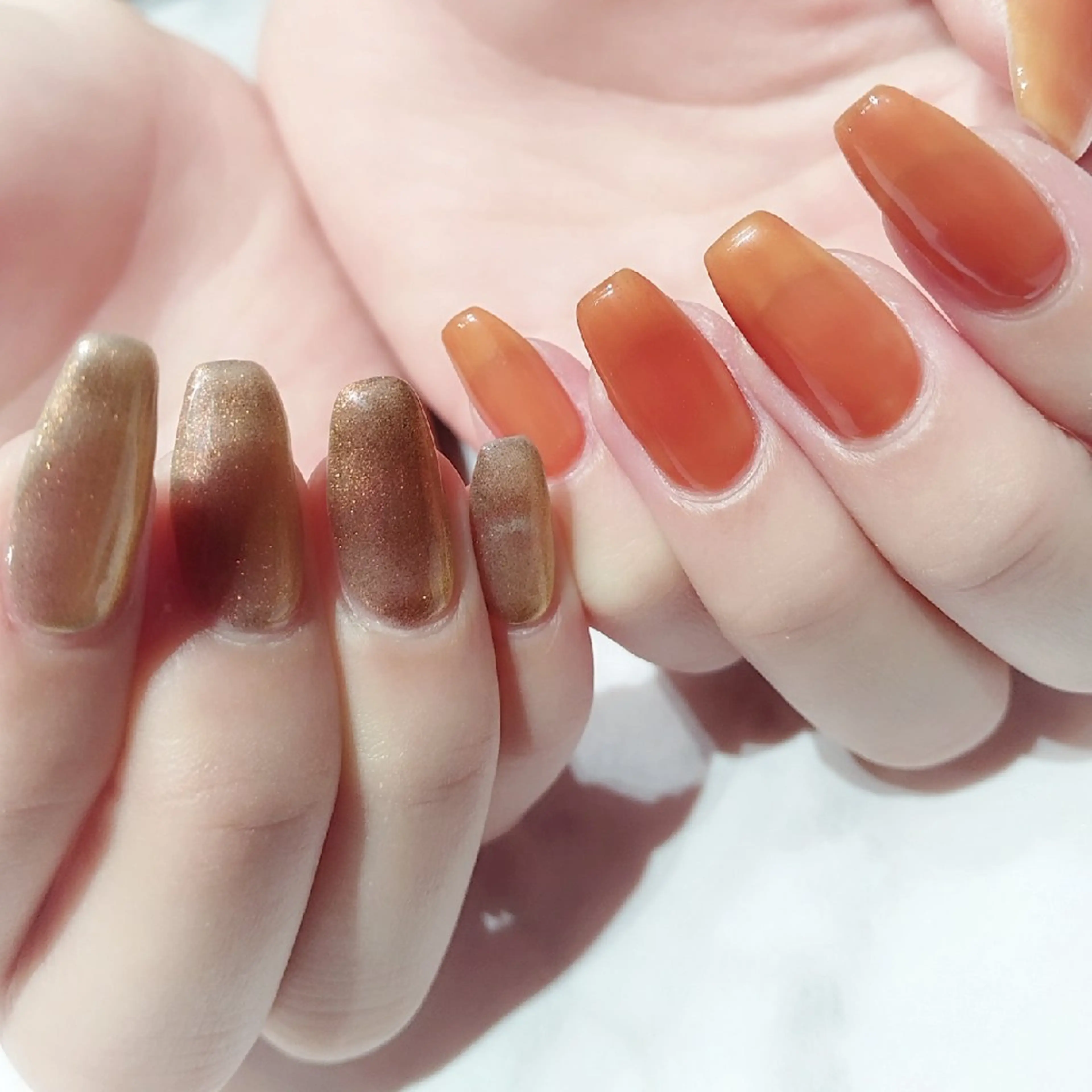 ネイル ハンドネイル あ きのネイルデザイン