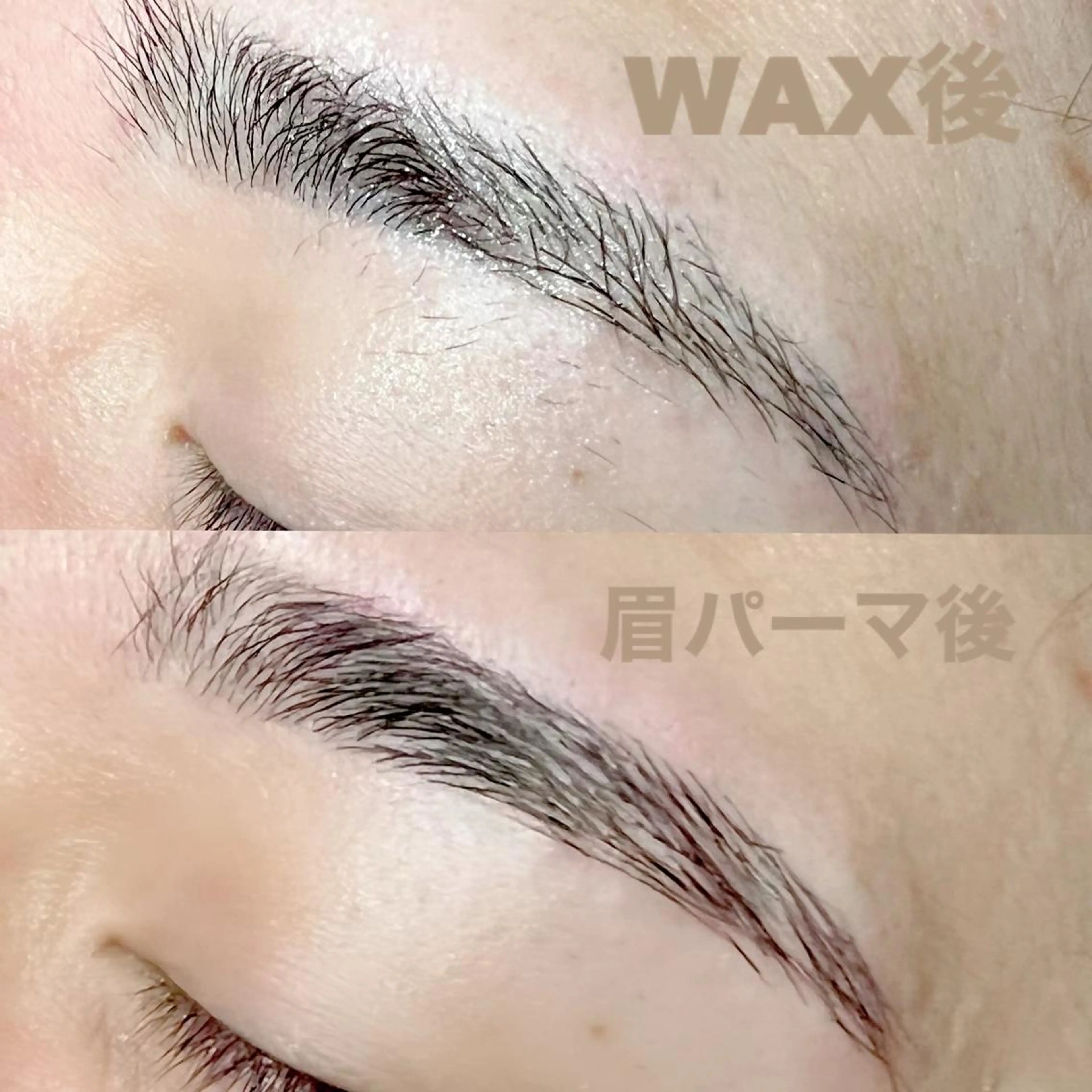 ブロウラミネーション（自社開発セット剤による眉パーマ）美眉スタイリング込◇3StepTR付‼︎の写真